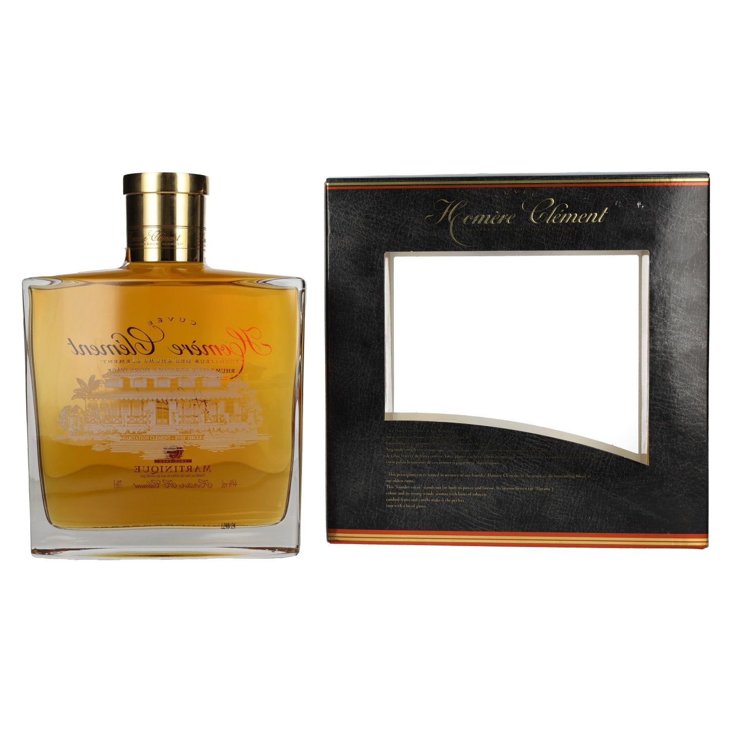 Homére Clément Cuvée Rhum Vieux Agricole Hors D'Âge 44% Vol. 0,7l in geschenkverpakking