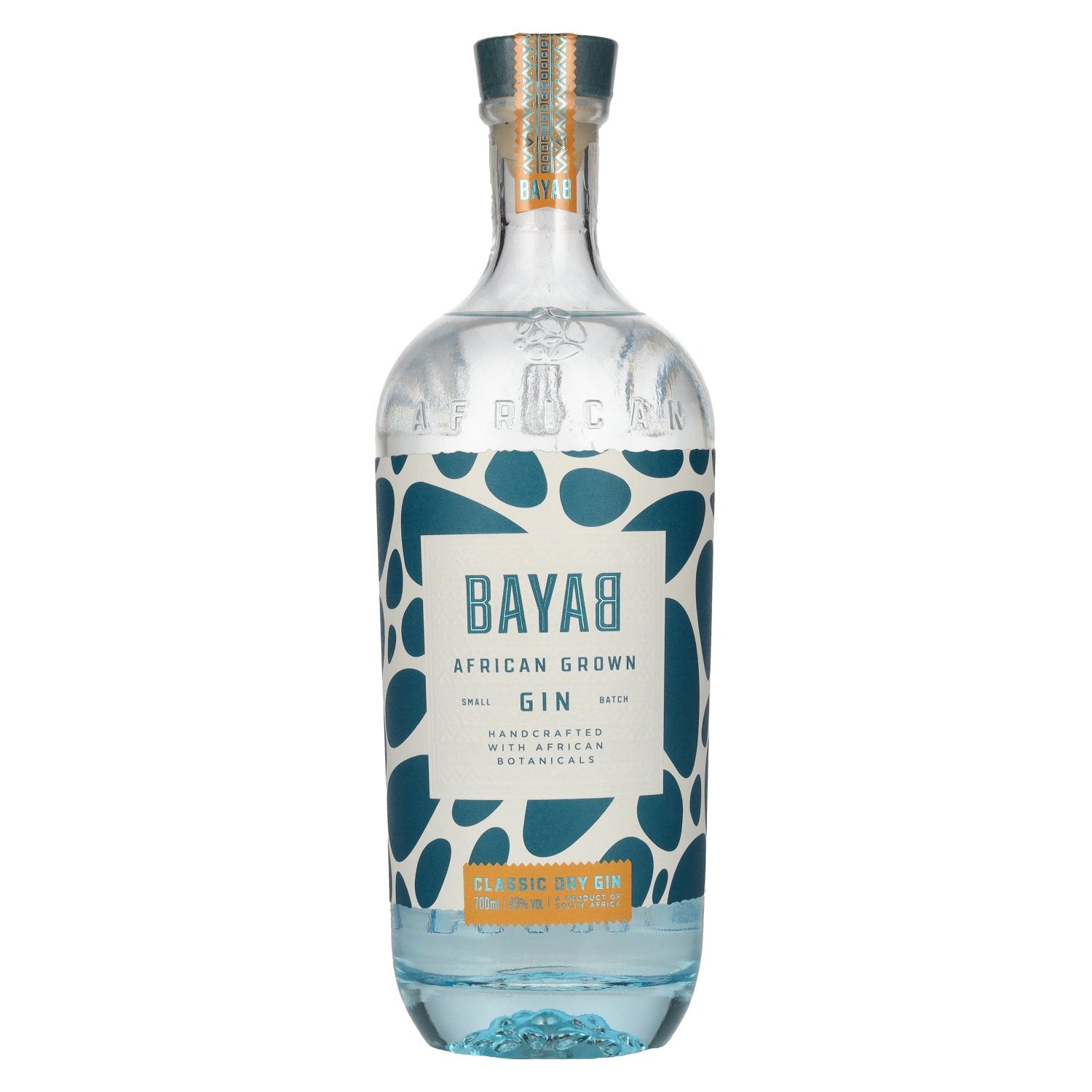 Bayab Gin African Grown Classic Small Batch Dry 43% Vol. 0,7l