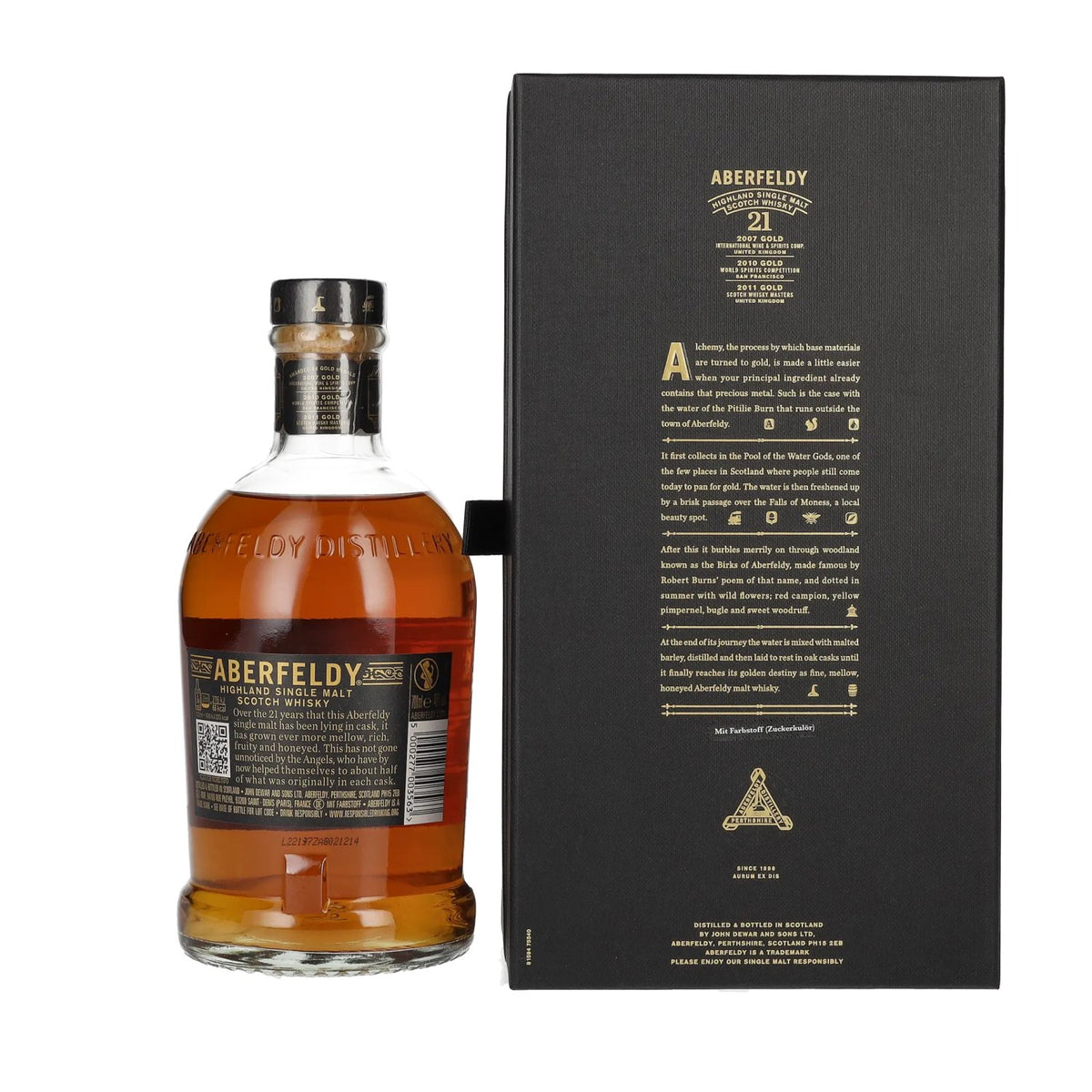 Aberfeldy 21 Years Old Highland Single Malt 40% Vol. 0,7l en boîte cadeau