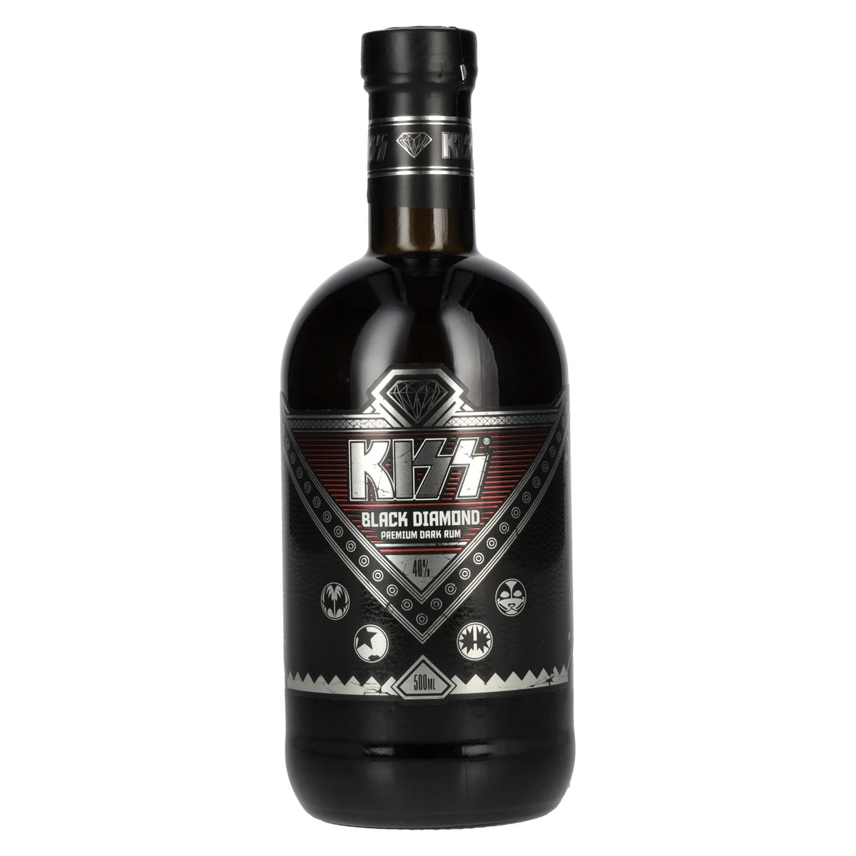 Kiss Black Diamond Premium Dark Rum 40 % vol., 0,5 l