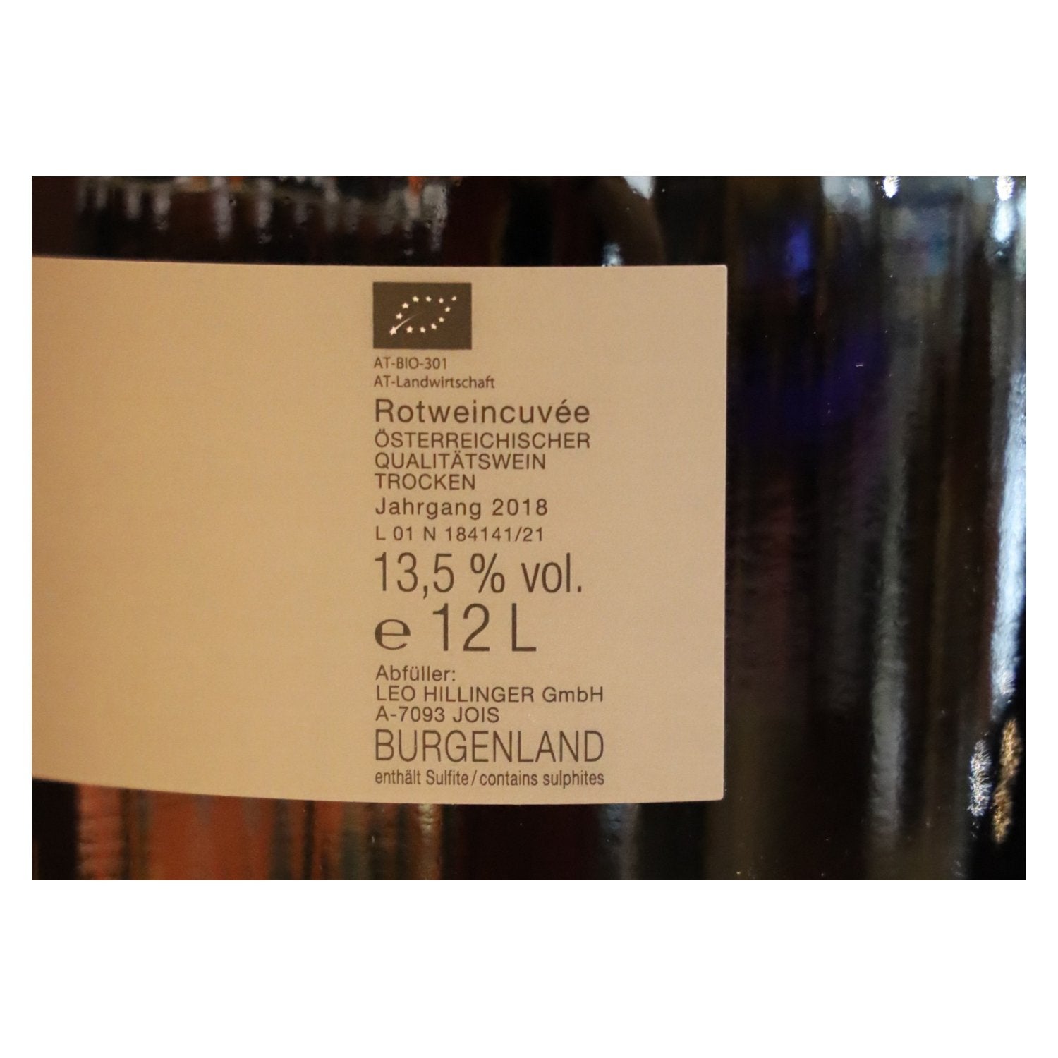 Hillinger Hill Side Red 2018 13,5% Vol. 12l