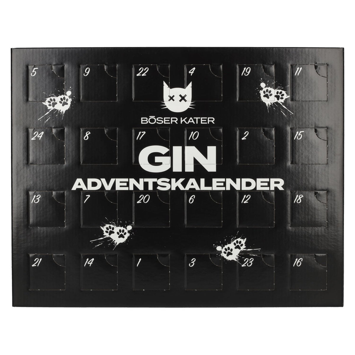 Böser Kater Gin-adventskalender 36,9% vol. 24 x 0,025 l