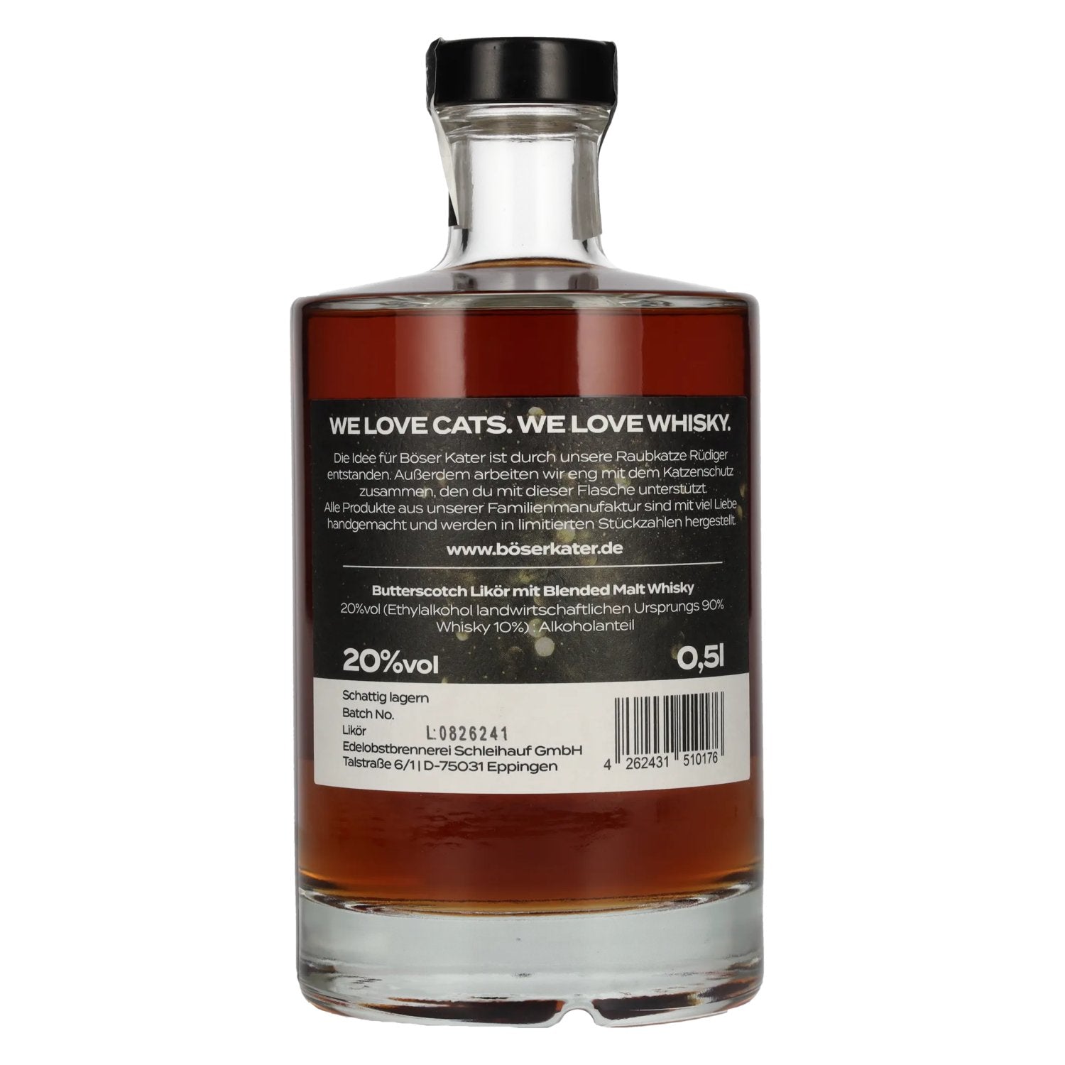 BÖSER KATER Butterscotch Likör 20% Vol. 0,5l
