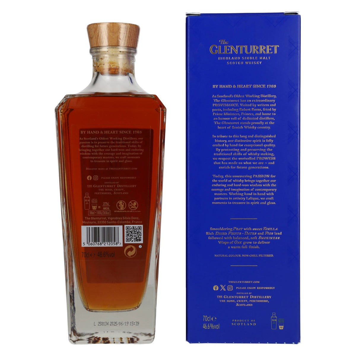 The Glenturret 10 Years Old PEAT Smoked Release 2025 46.6% ABV 0.7l in a gift box