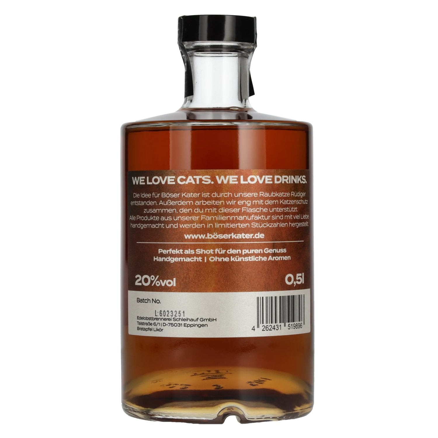 Böser Kater Baked Apple Liqueur 20% vol. 0.5 l