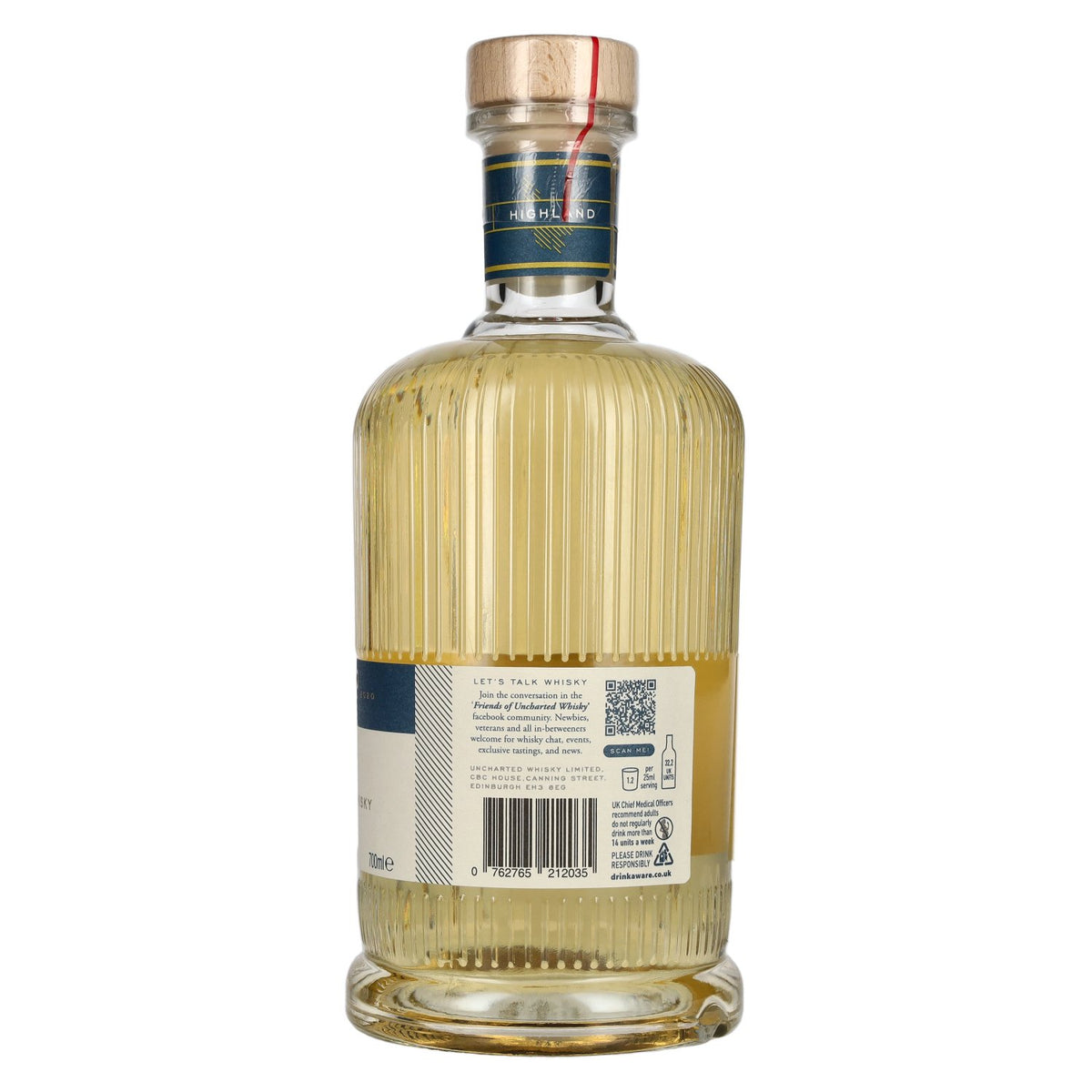 Uncharted Whisky Co 8 Years Old Small Batch Single Malt Scotch Whisky 2017 46% vol. 0,7 l