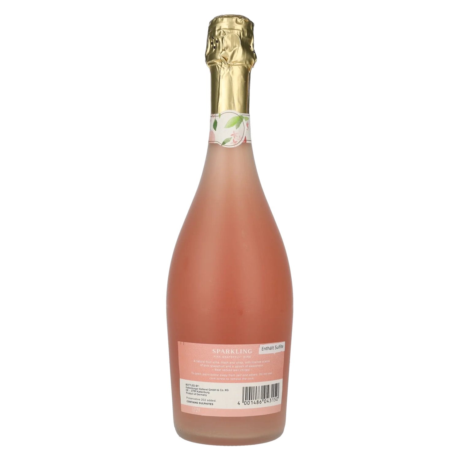Katlenburger Sparkling Wine Pink Grapefruit 8,3% Vol. 0,75l