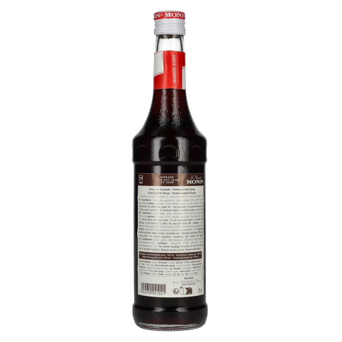 Monin-siroop GRANATAPPEL 0,7 l