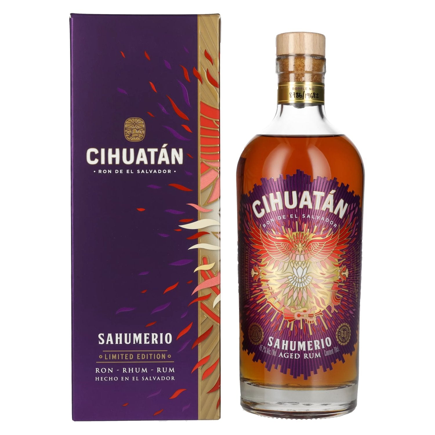 Cihuatán SAHUMERIO Rum Limited Edition 45,2% Vol. 0,7l in geschenkverpakking