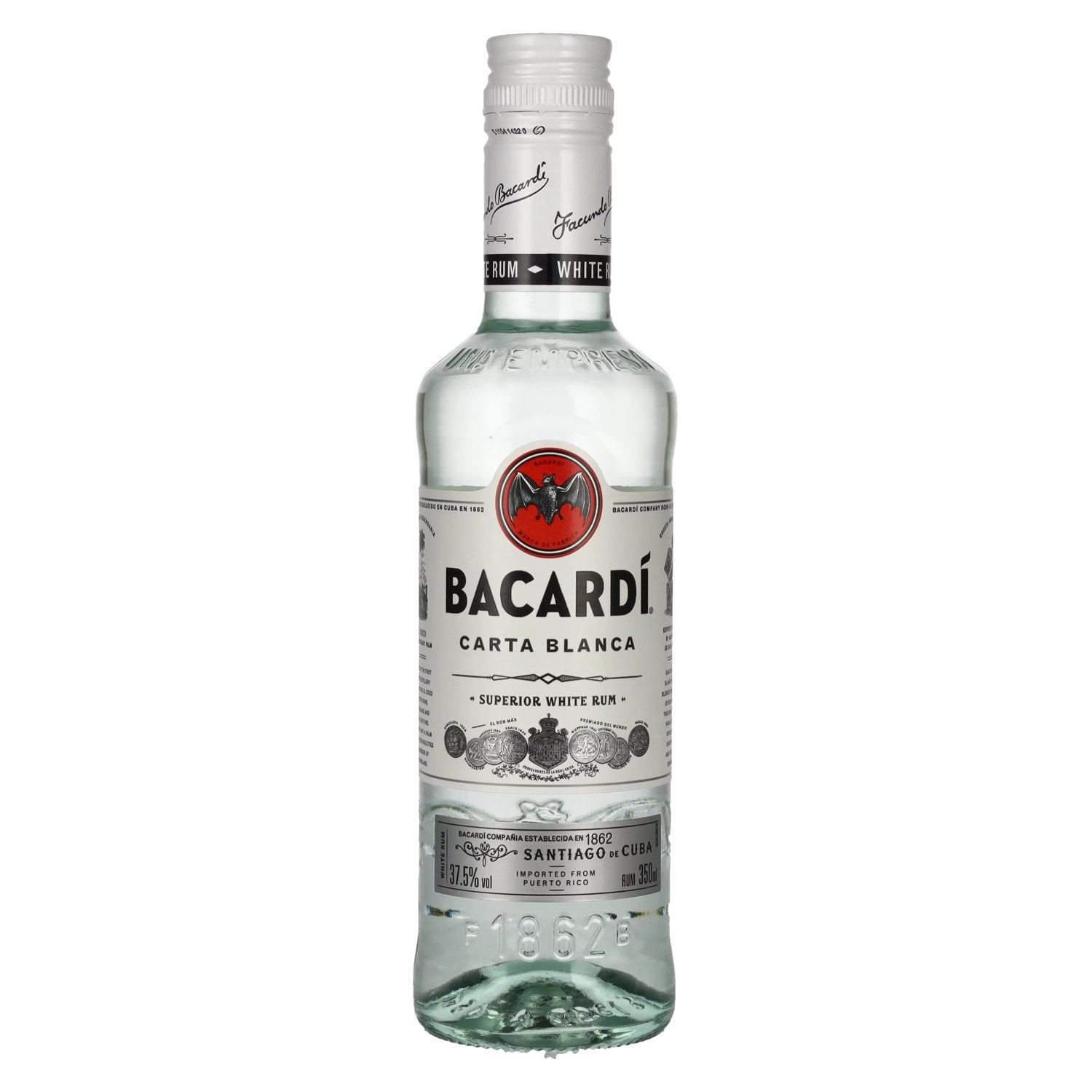 Bacardi Ron Carta Blanca Superior 37,5% vol. 0,35 l