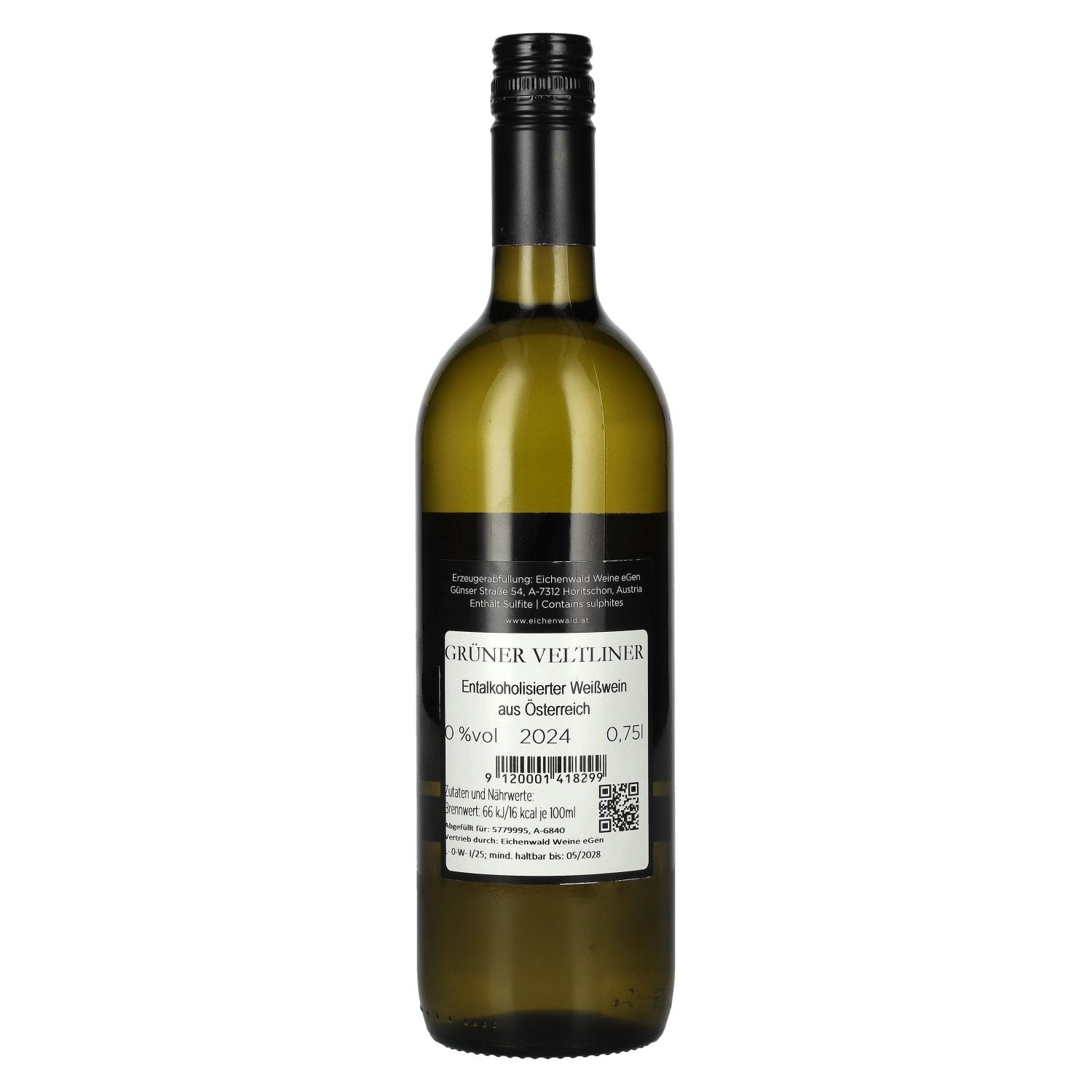 Eichenwald DAS VERSTECKENSPIEL Grüner Veltliner sans alcool 2024 0,75l