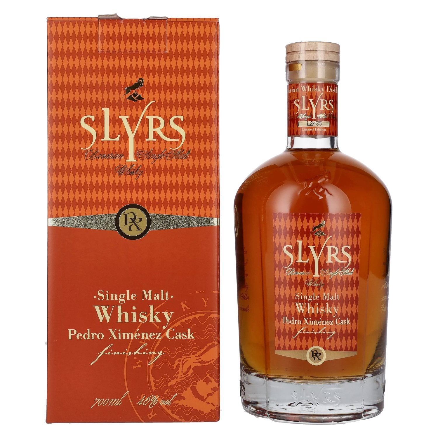 Slyrs Single Malt Whisky Pedro Ximénez Cask Finish 46% Vol. 0,7l in geschenkverpakking