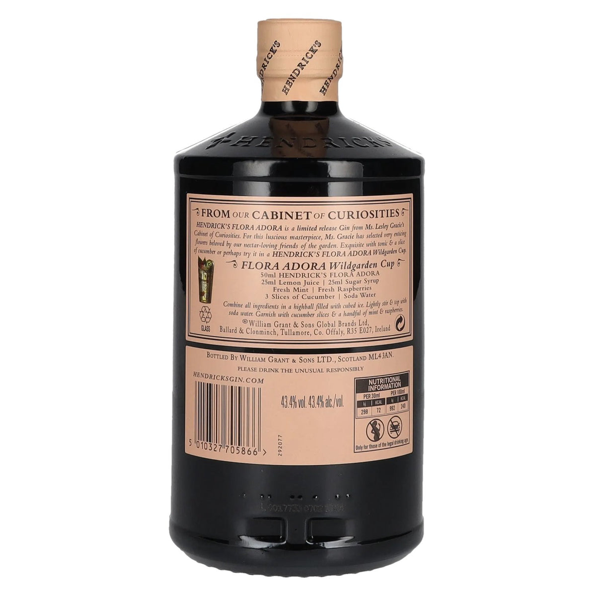 Hendrick's Gin FLORA ADORA 43,4% vol. 0,7 l