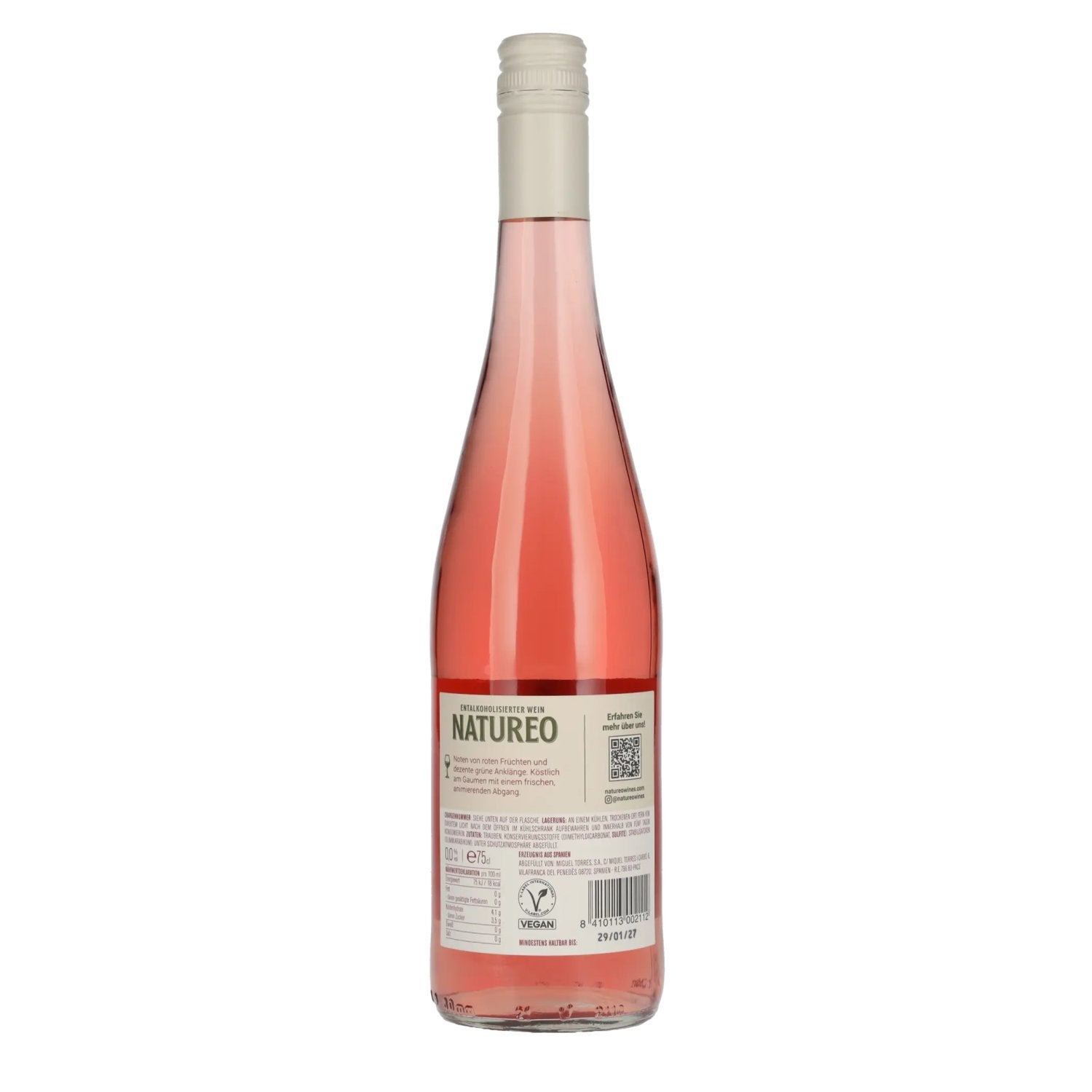 Torres Natureo Garnacha Tinta sans alcool 2024 0,75l