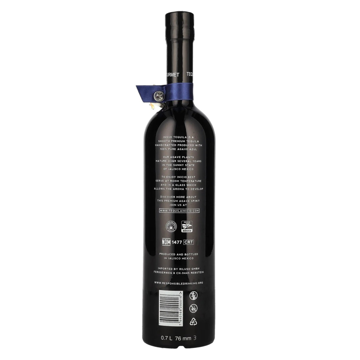 Inicio Tequila BLANCO 100% Agave Azul - LECHUZA 40% Vol. 0,7l