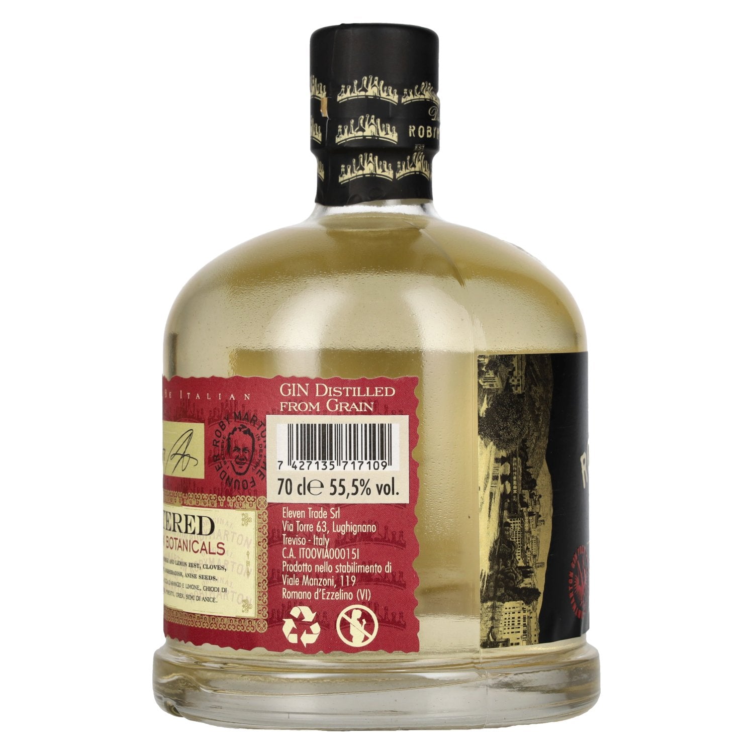 Roby Marton Gin Origineel HOGE PROOF 55,5% Vol. 0,7l