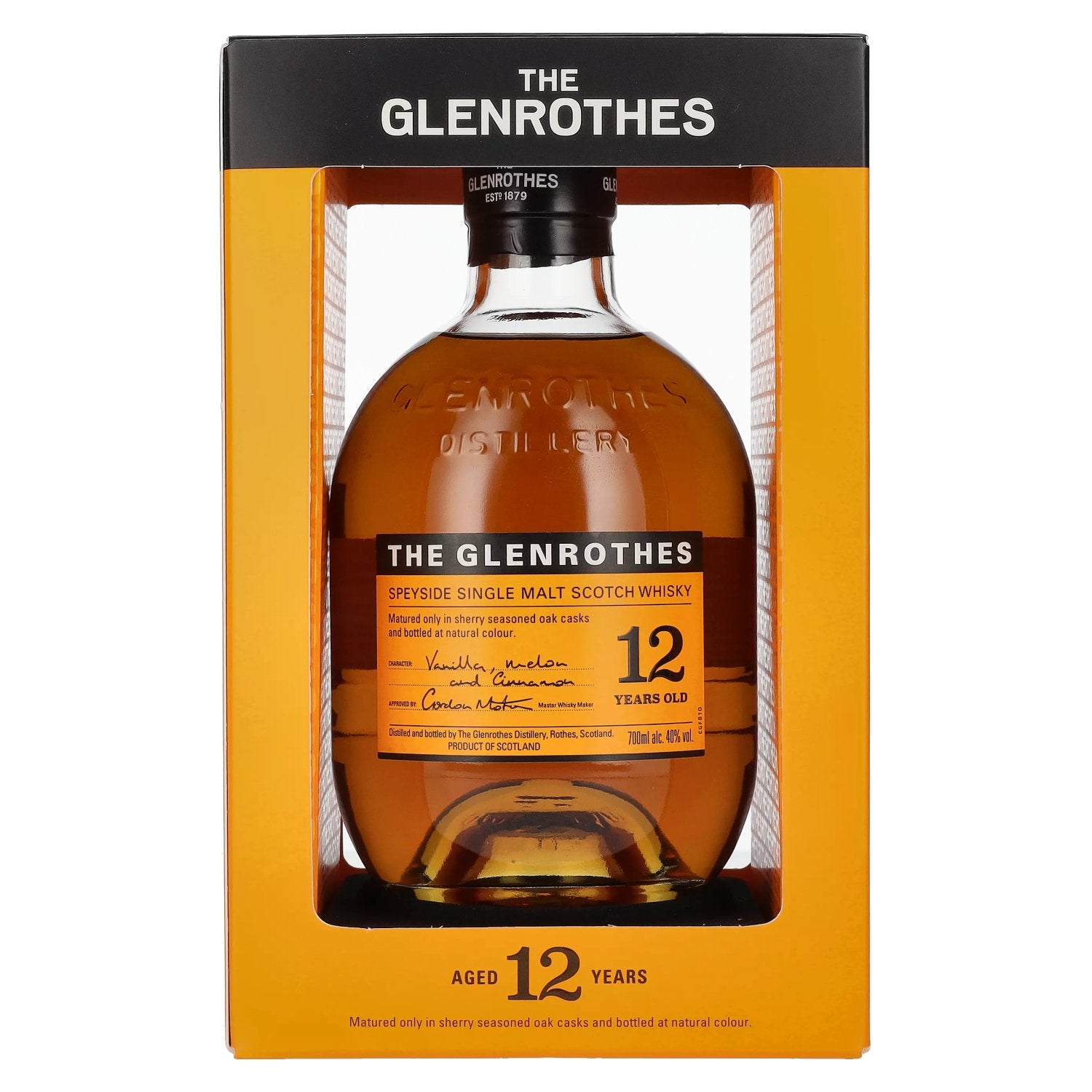 The Glenrothes 12 Years Old Speyside Single Malt 40% Vol. 0,7l in Geschenkbox