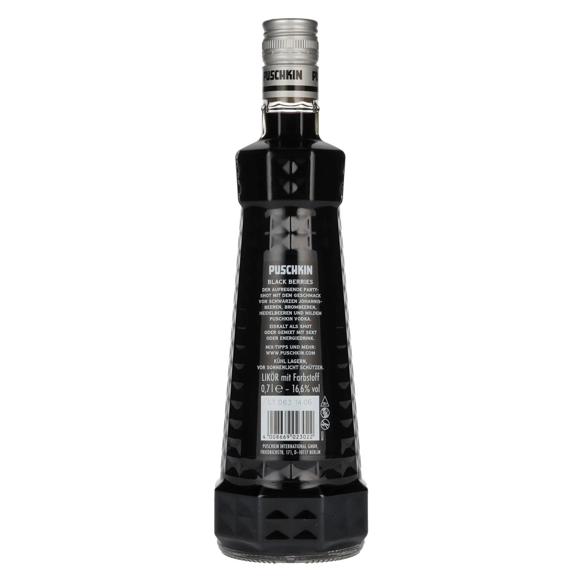 Puschkin Black Berries 16.6% ABV 0.7l