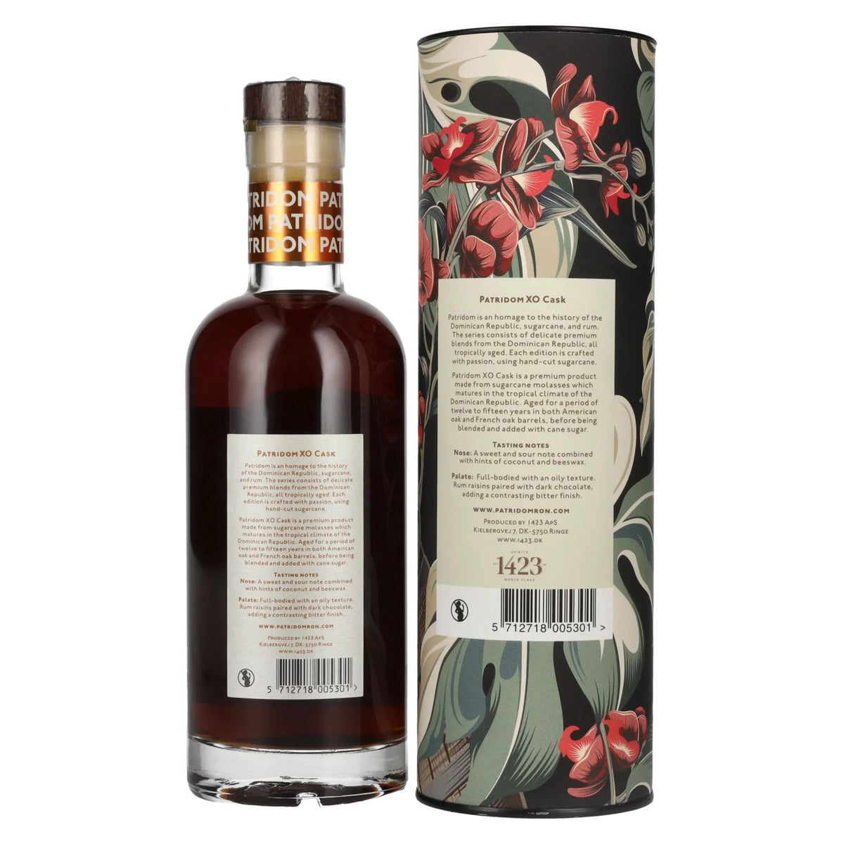 Patridom XO Cask Premium Spirit Drink 65% vol. 0.5 l in a gift box