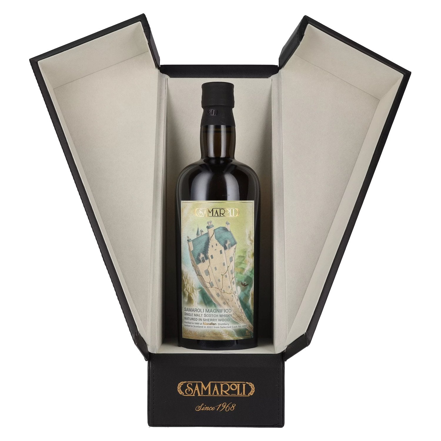 Samaroli Magnifico MACALLAN Single Malt Sherry Wood 1989 42% Vol. 0,7l in Geschenkbox