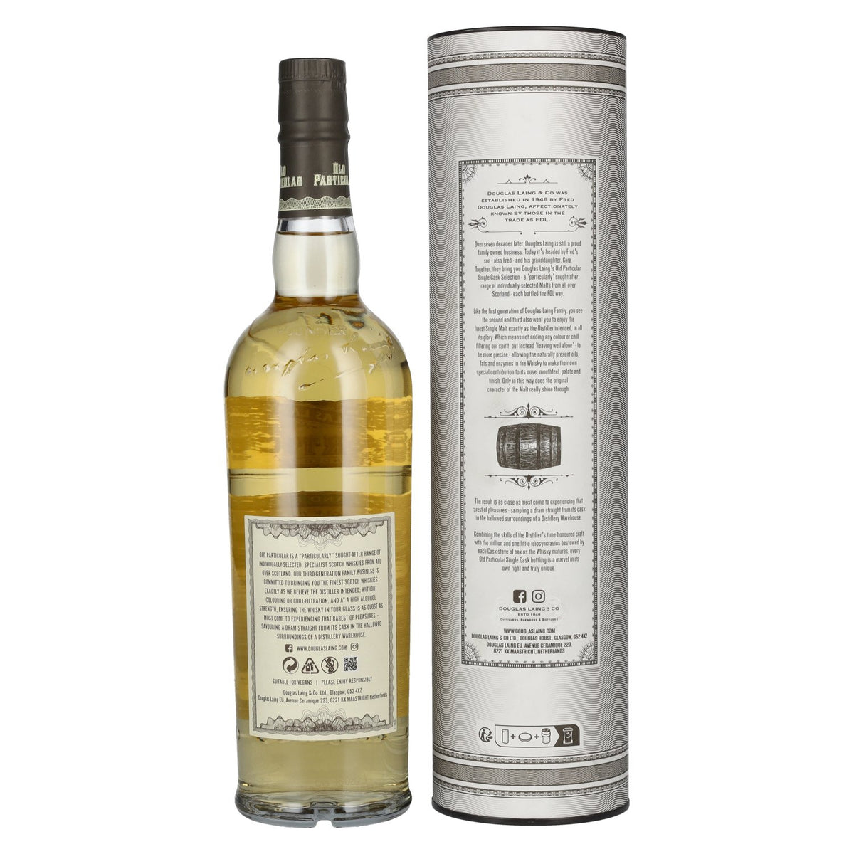 Douglas Laing OLD PARTICULAR Auchentoshan 10 Years Old Single Malt Whisky 2013 48,4% Vol. 0,7l in Geschenkbox