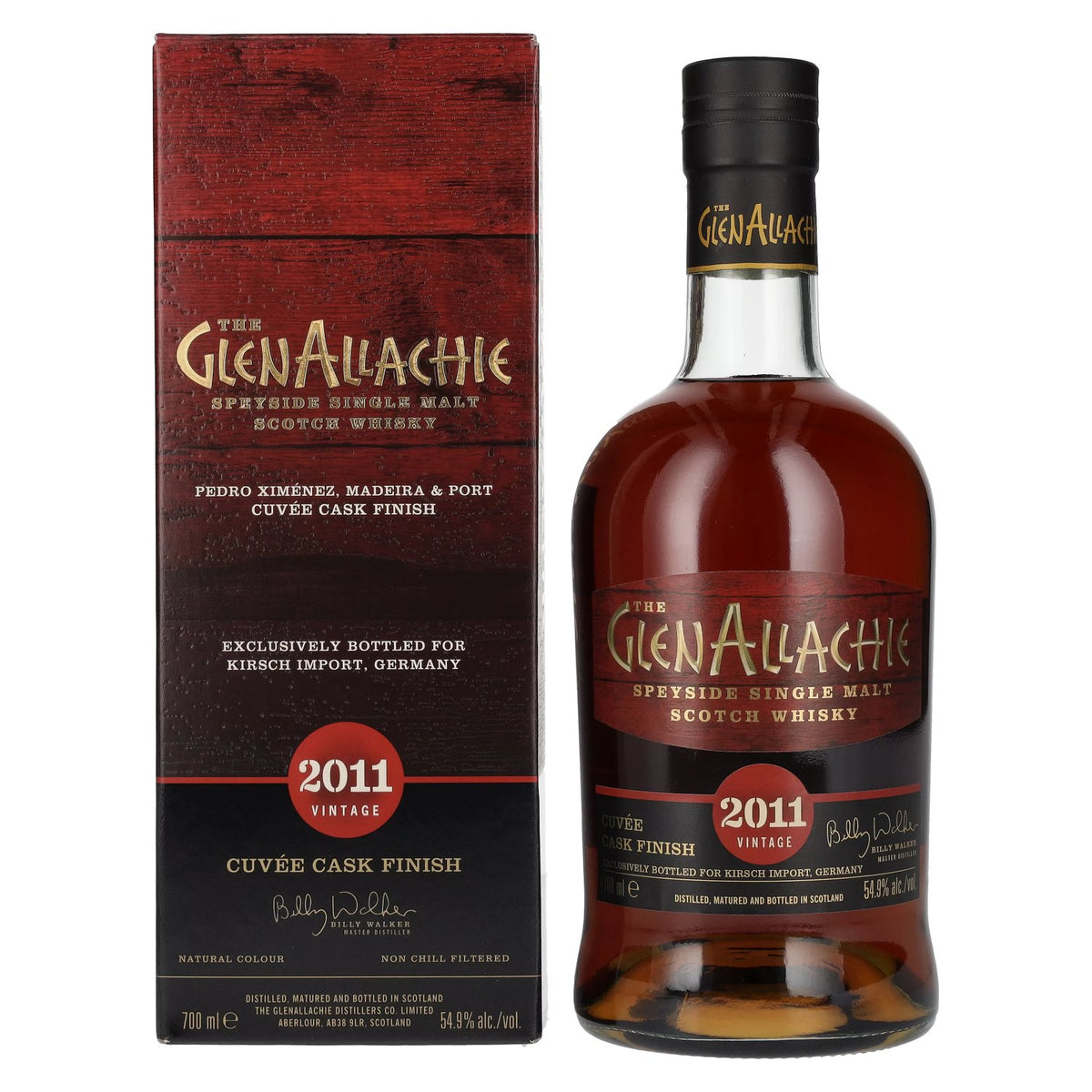 The GlenAllachie CUVÉE CASK FINISH Millésime 2011 54,9 % vol. 0,7 l dans un coffret cadeau