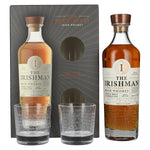 The Irishman THE HARVEST Single Malt Irish Whisky 40% ABV, 0.7l, in a gift box with 2 glasses
