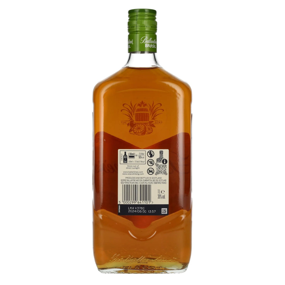 Ballantine's BRASIL Spirit Drink 30% ABV 1 litre