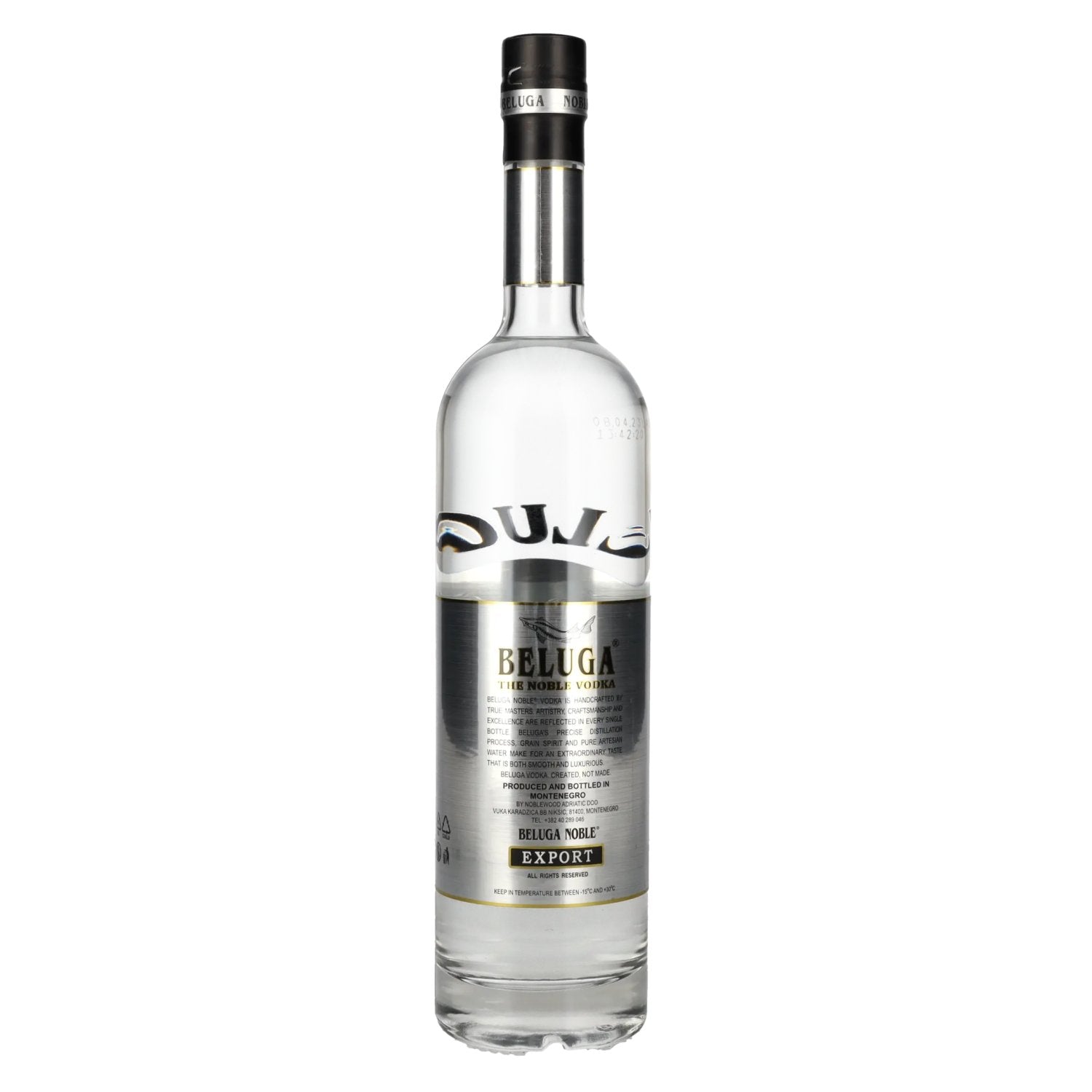Beluga Noble Wodka EXPORT Montenegro 40% Vol. 0,7l