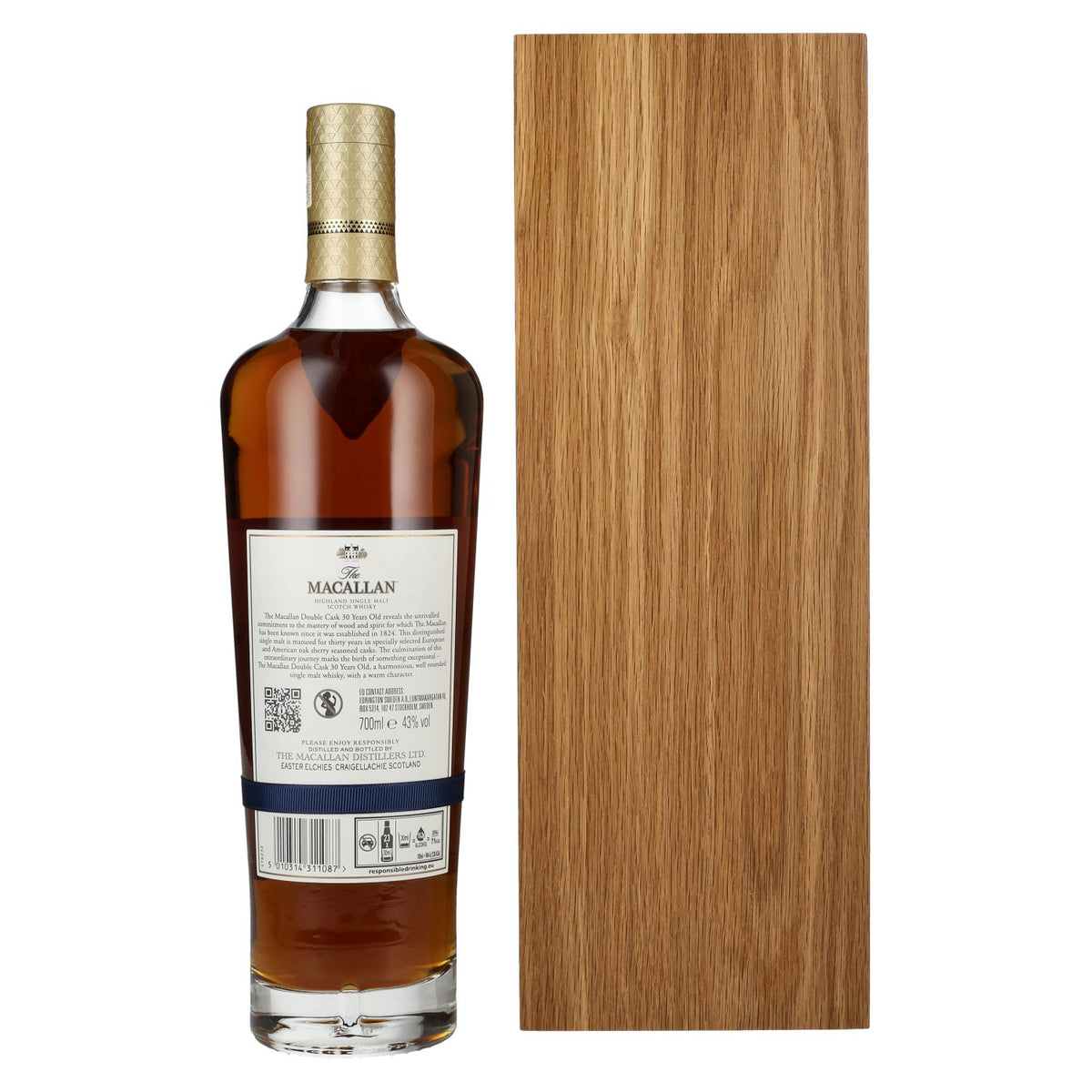 The Macallan 30 ans d'âge DOUBLE CASK Édition annuelle 2024 43 % vol. 0,7 l dans un coffret en bois