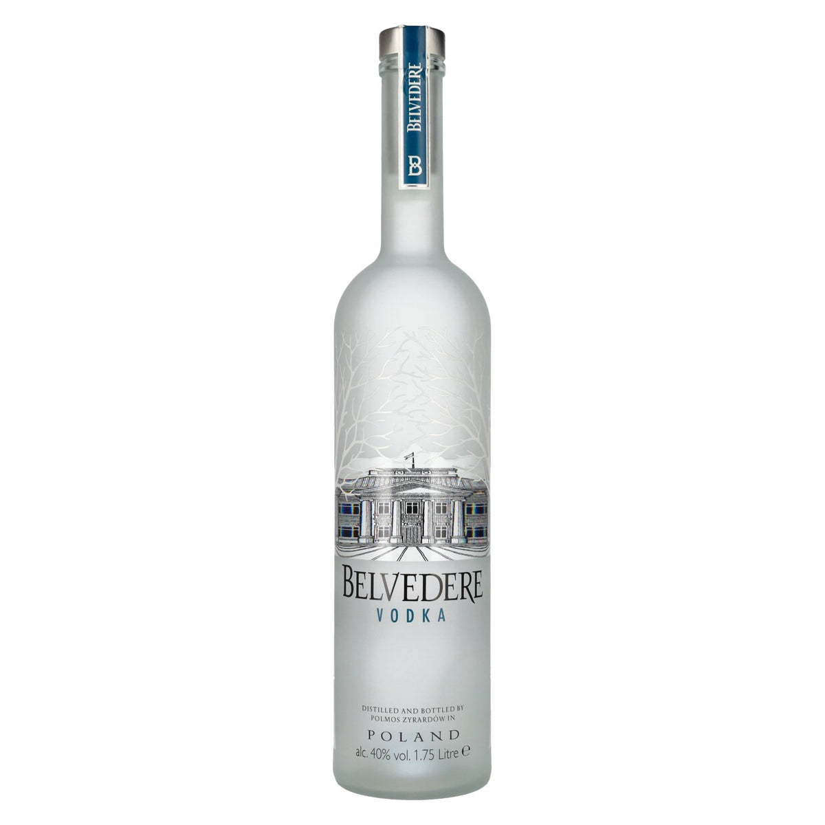 Belvedere Vodka 40 % vol., 1,75 l + autocollant lumineux LED