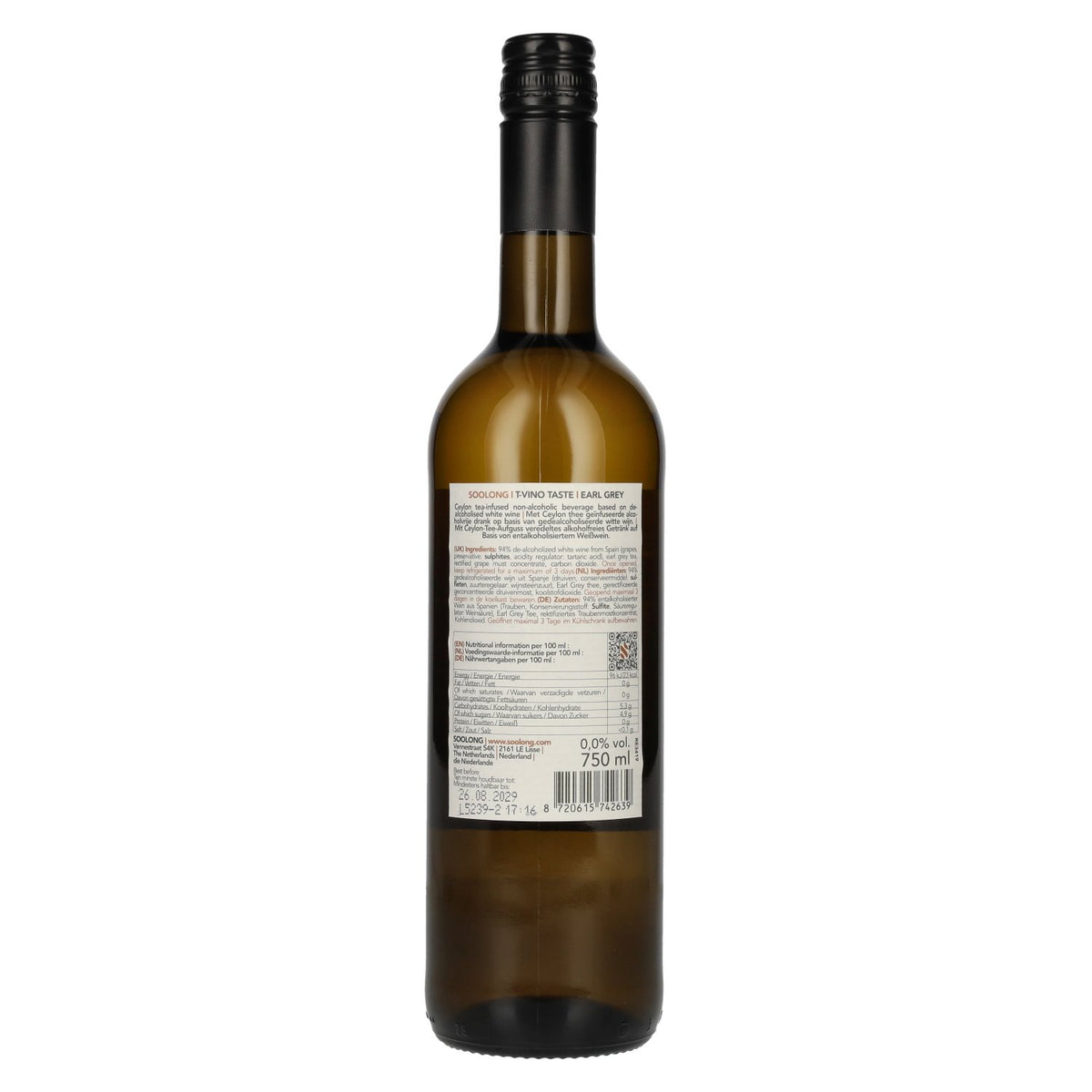 Soolong EARL GREY T-Vino Taste 0,75 l