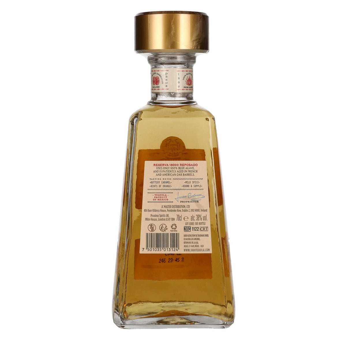 1800 Tequila Reserva REPOSADO 100 % agave 38 % vol. 0,7 l