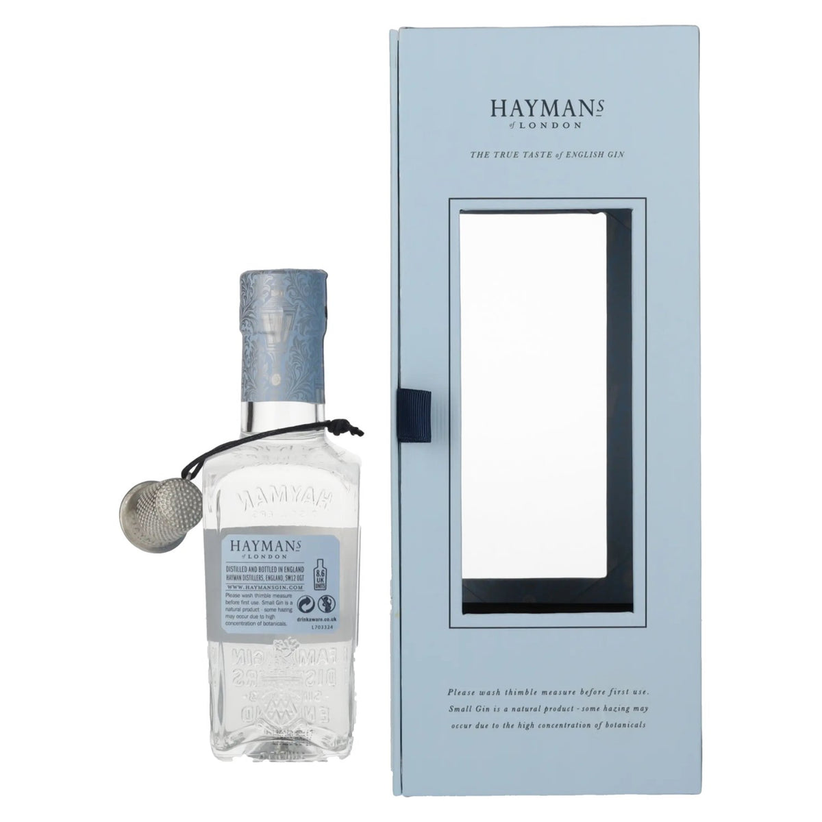 Hayman's of London SMALL GIN 43% Vol. 0,2l in Geschenkbox mit 5 ml Portionierer
