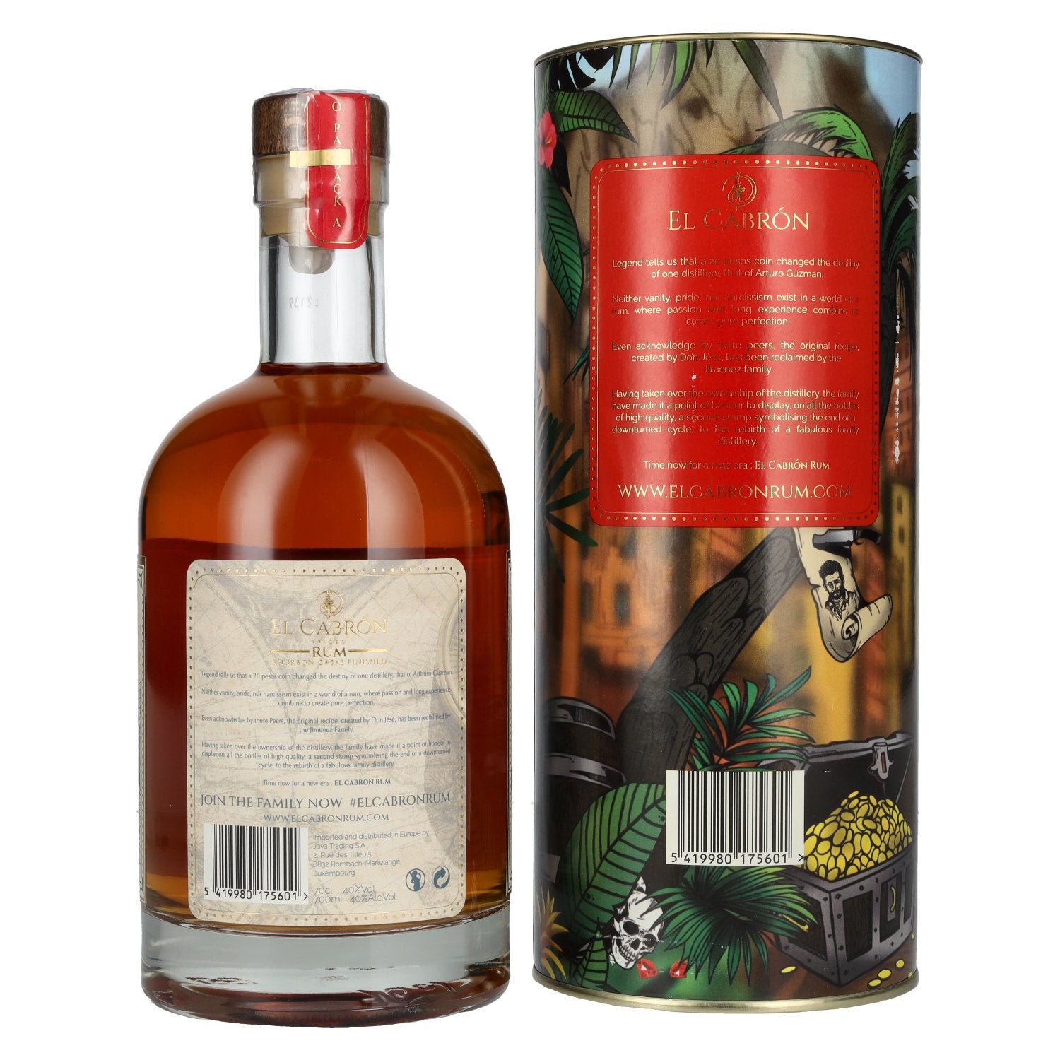 El Cabrón Spiced Rum 40% Vol. 0,7l in Geschenkbox