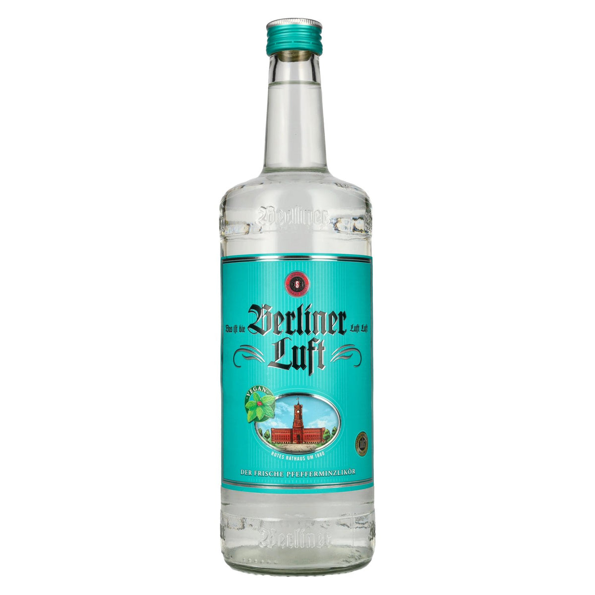 Berliner Luft DER FRISCHE Liqueur de menthe poivrée 18 % vol. 1 l