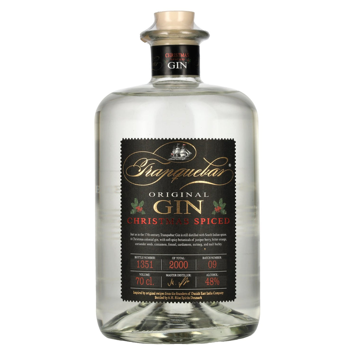 Tranquebar Original Gin Christmas Spiced 48% Vol. 0,7l
