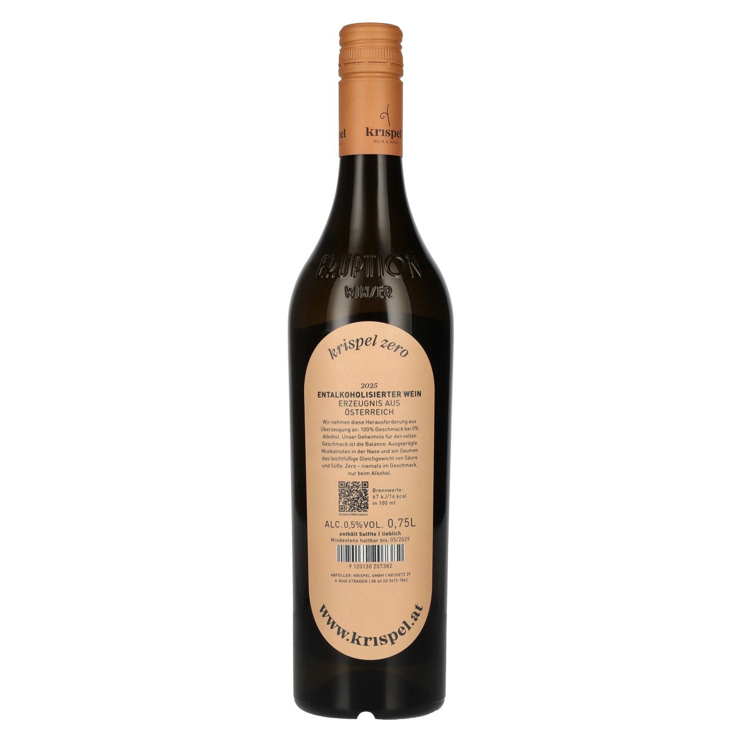 Krispel Zero 2025 0,5% Vol. 0,75l