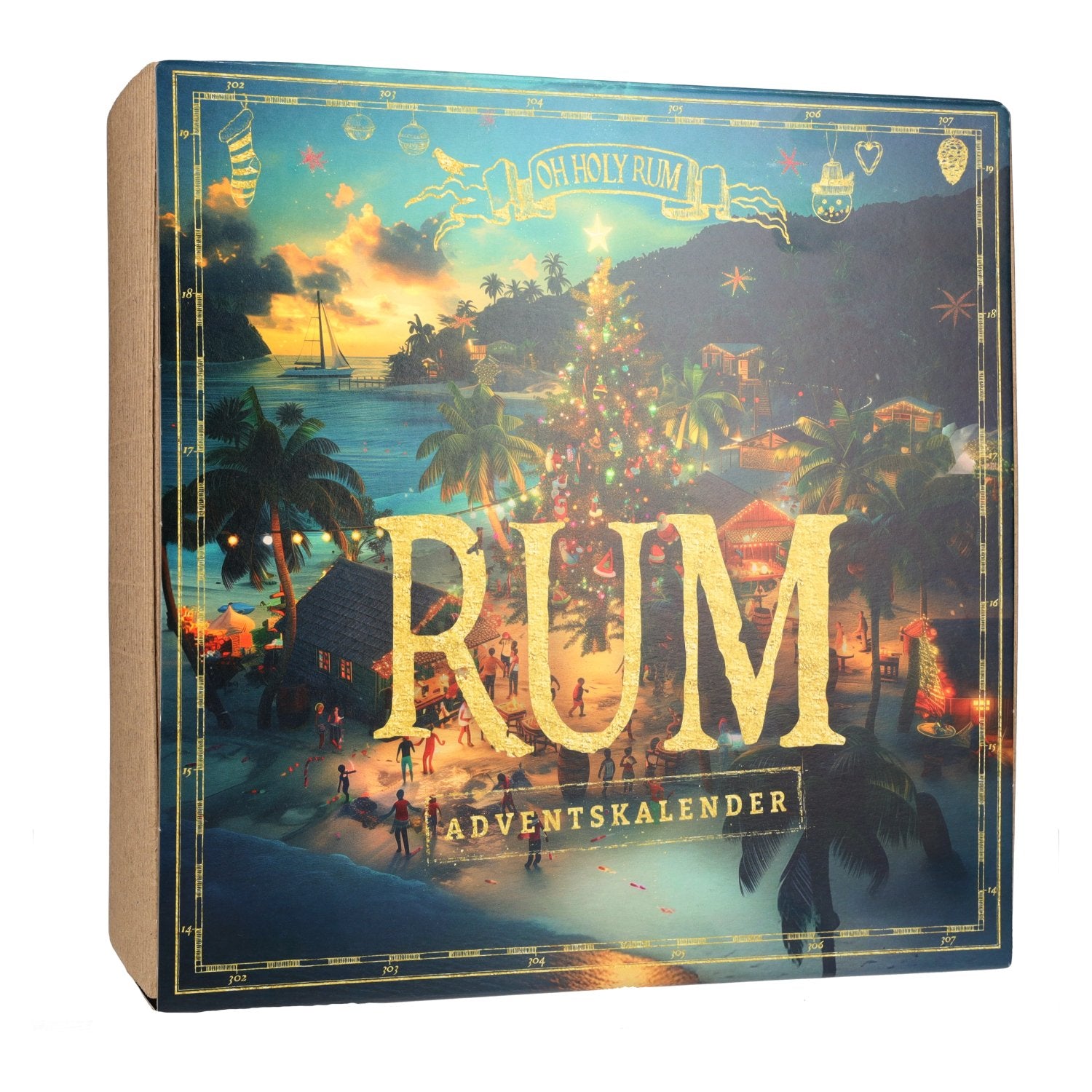 OH HOLY Rum Adventskalender 43,5% Vol. 24x0,02l