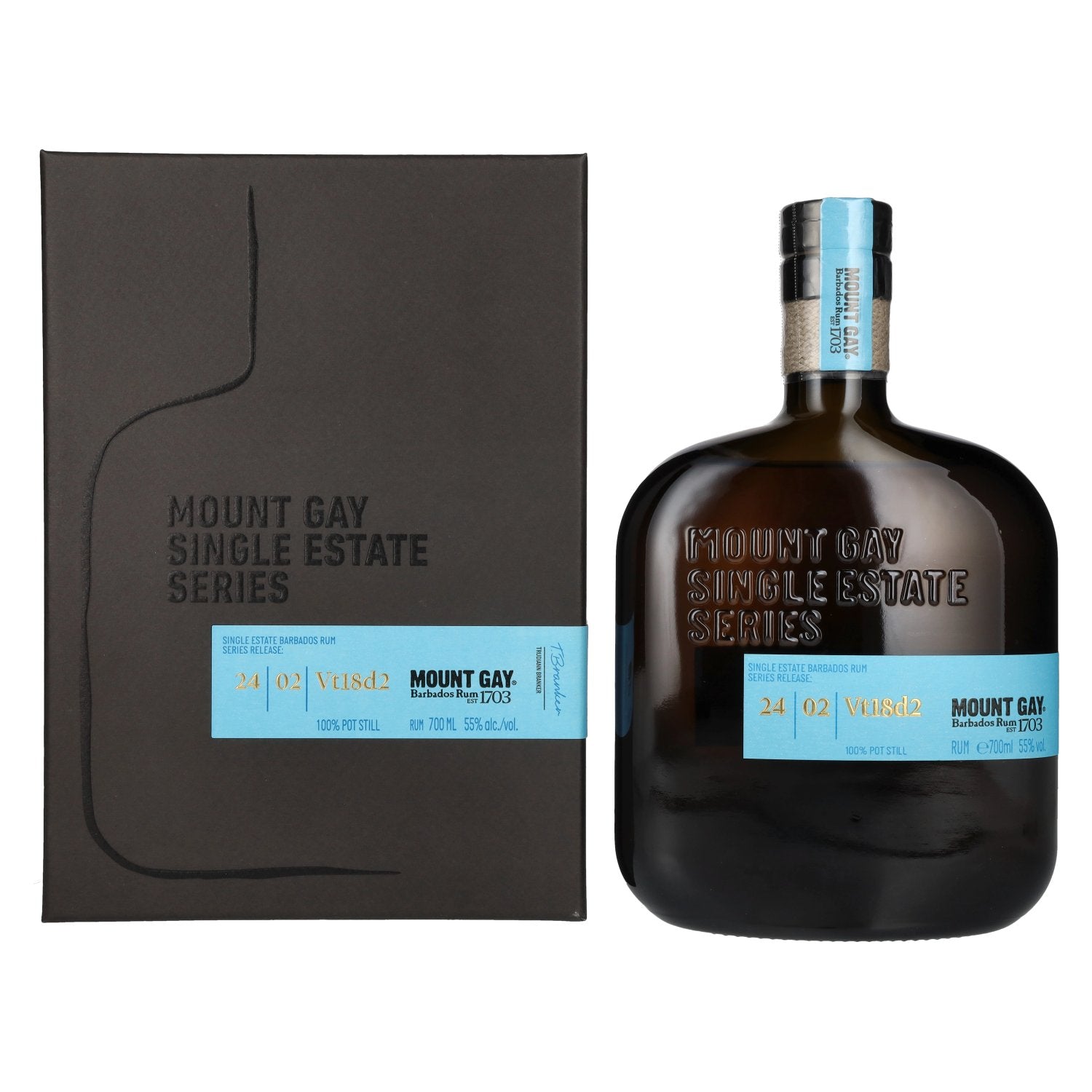 Mount Gay Single Estate Series #24/2 55% Vol. 0,7l in Geschenkbox