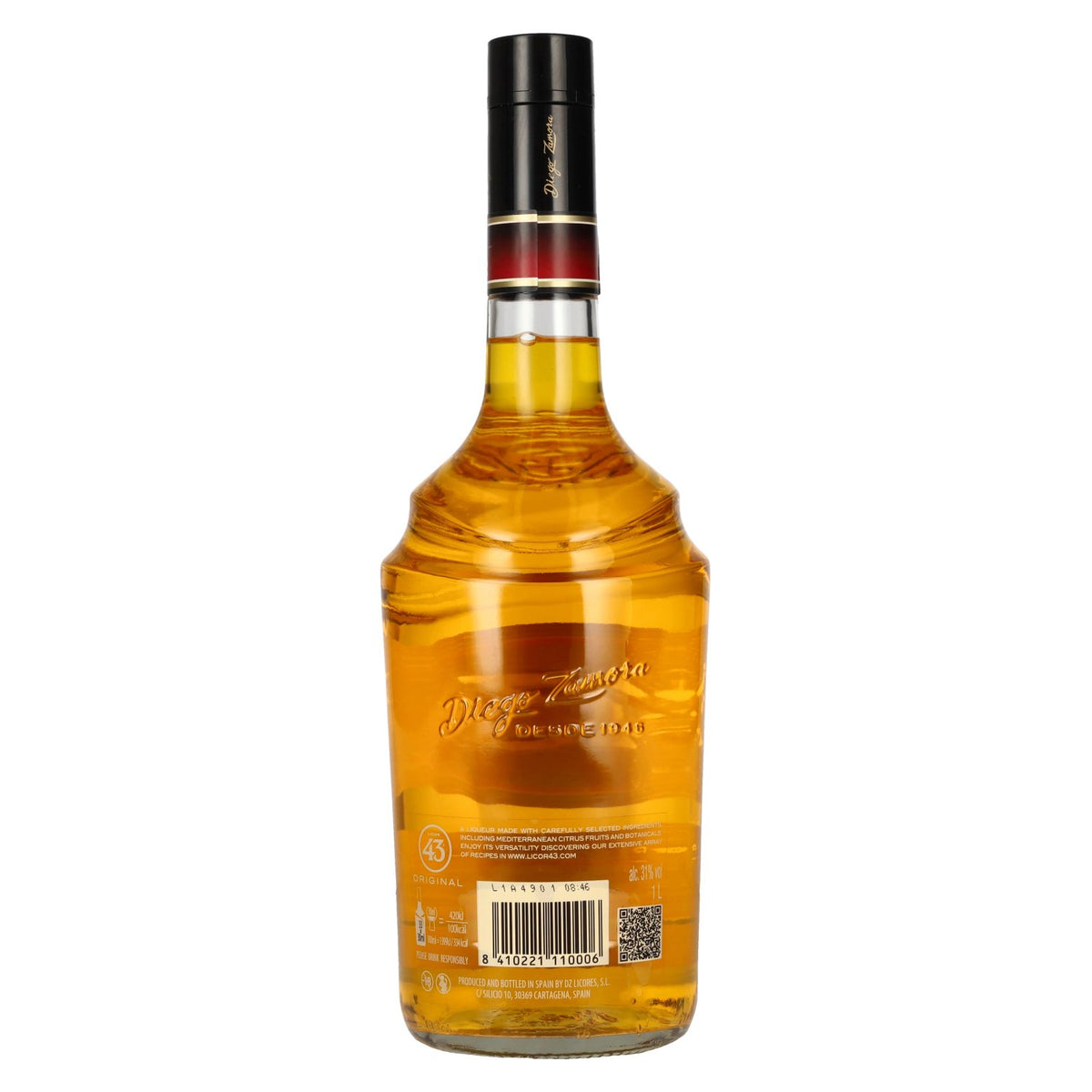 Licor 43 CUARENTA Y TRES ORIGINAL 31% vol. 1 litre