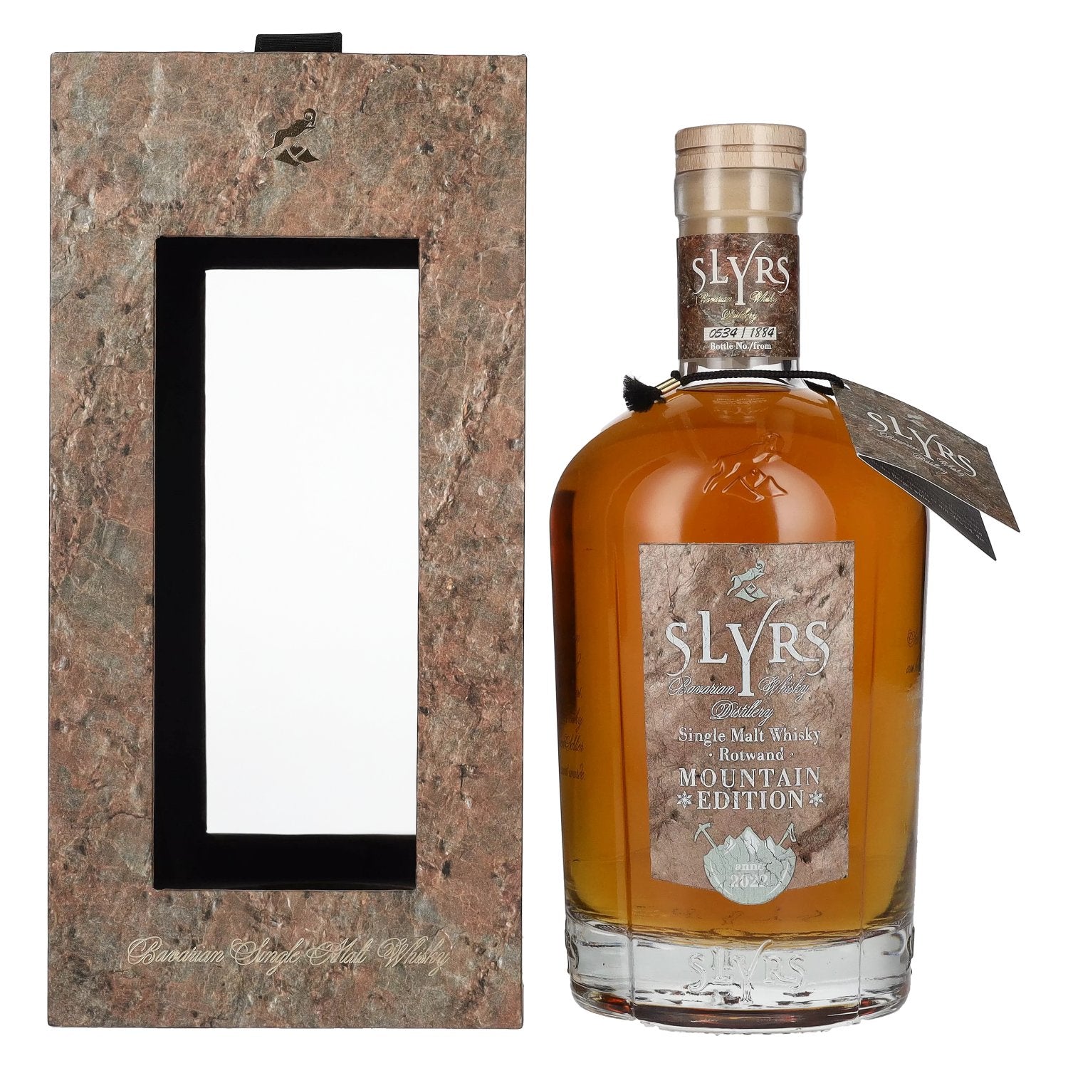 Slyrs Single Malt Whisky MOUNTAIN EDITION Rotwand 2022 50% Vol. 0,7l in geschenkverpakking