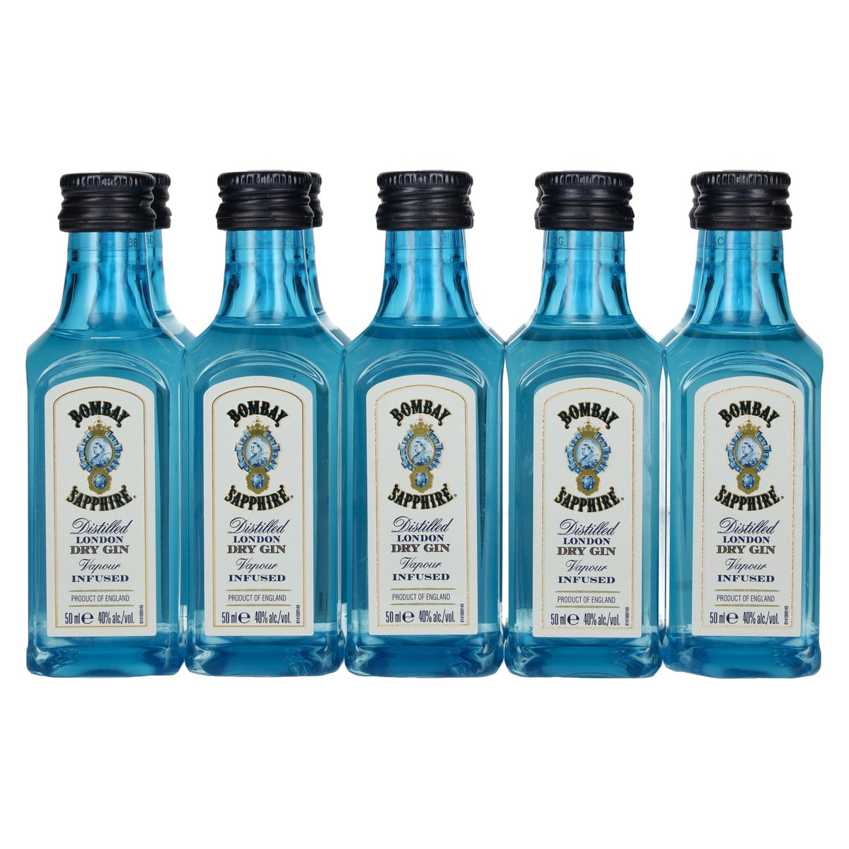 Bombay SAPPHIRE London Dry Gin 40% vol. 10 x 0,05 l PET