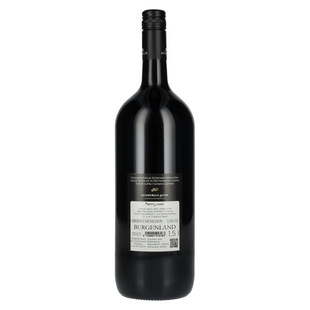 Eichenwald DER ARISTOKRAT Cabernet Sauvignon 2023 13.5% ABV 1.5l