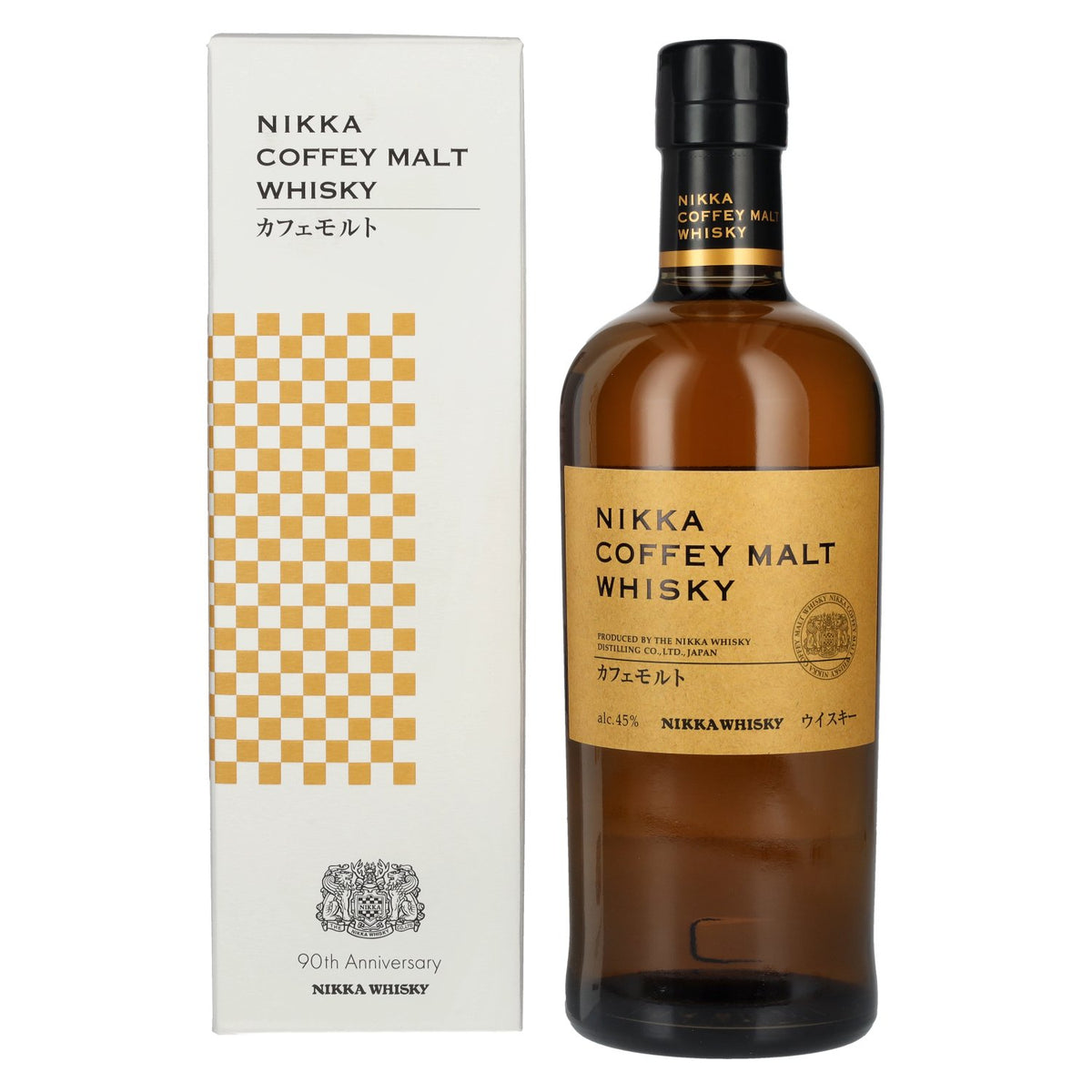 Nikka Coffey Malt Whisky 90th Anniversary 45% ABV 0.7l in a gift box