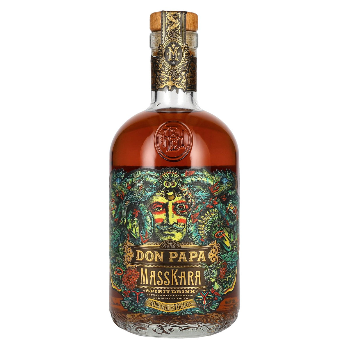 Don Papa MASSKARA 40% vol. 0,7 l Nieuw ontwerp