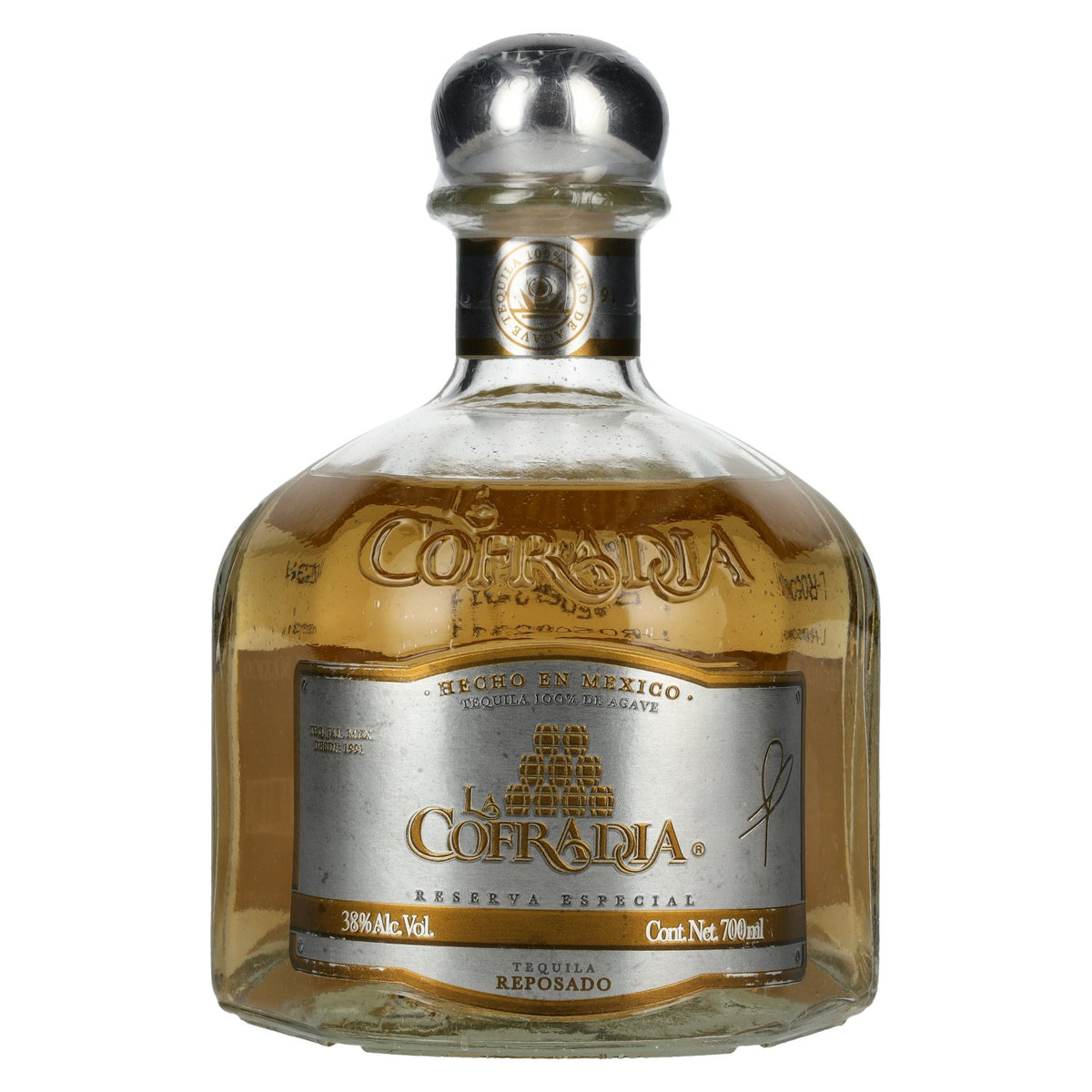 La Cofradia Tequila Reposado 100% de Agave Reserva Especial 38% Vol. 0,7l