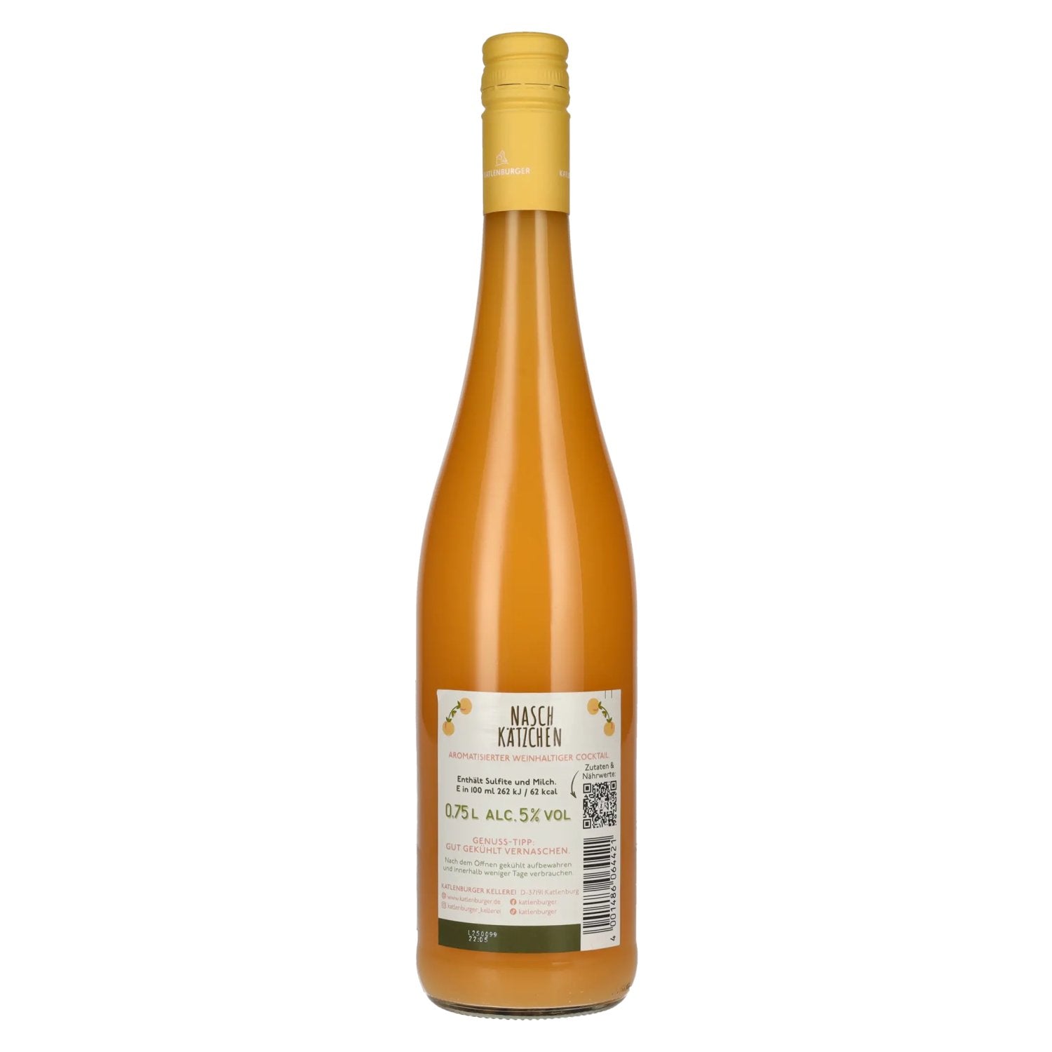 Katlenburger Naschkätzchen Perzik 5% Vol. 0,75l