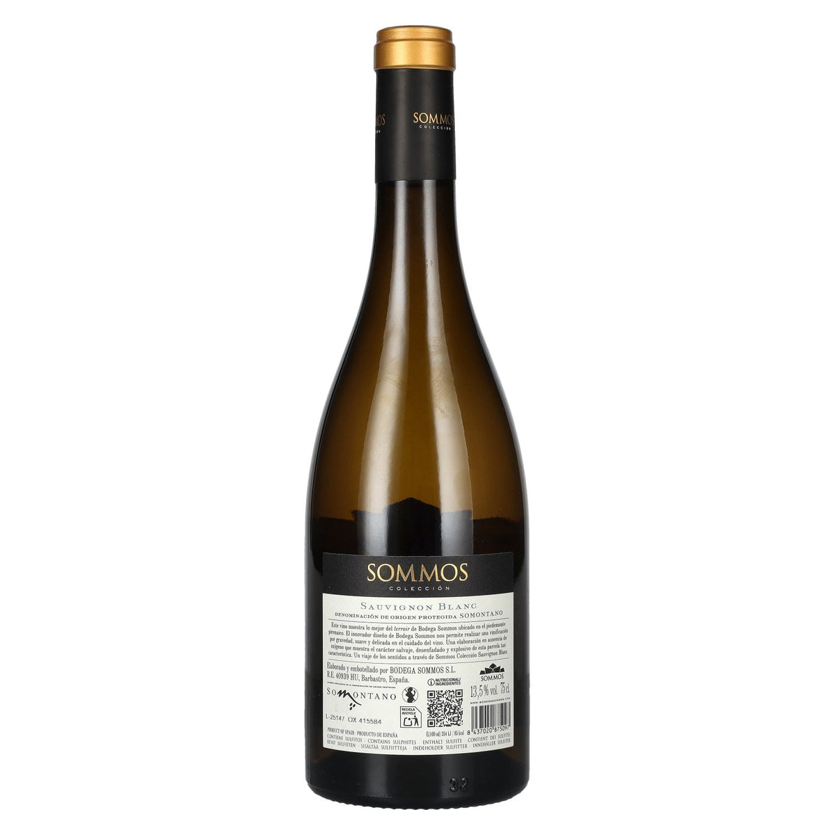 SOMMOS Colección Sauvignon Blanc Somontano AOP 2024 13,5 % vol. 0,75 l