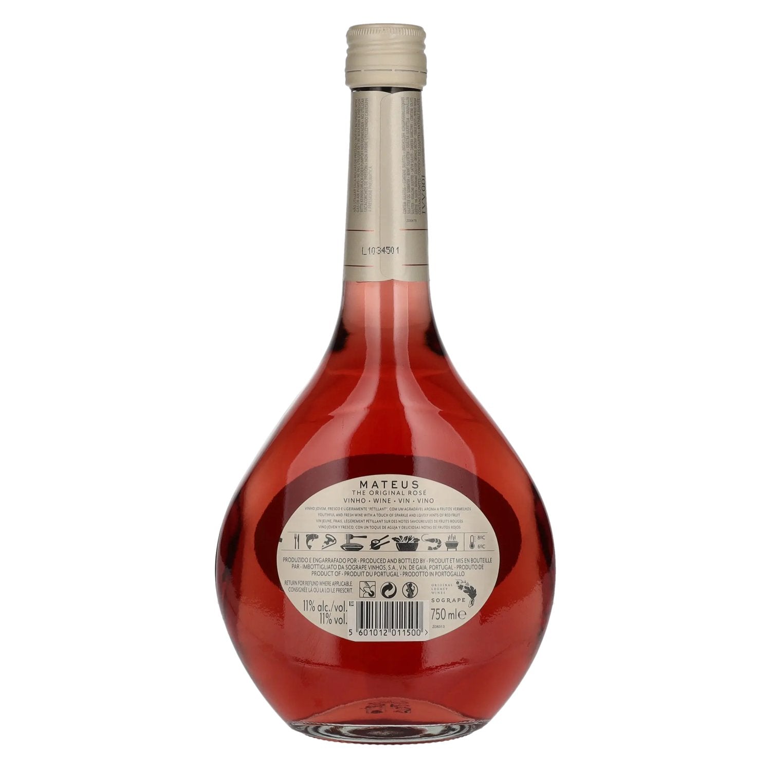 Mateus The Original ROSÉ 11% Vol. 0,75l